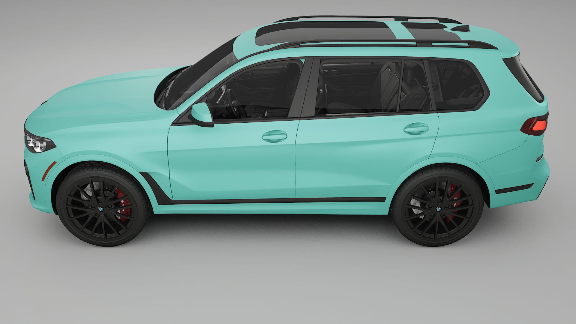 BMW X7 M G07 TPU Lackskyddsfilm | FROST Färgskiftande PPF – Komplett Förskuret Kit