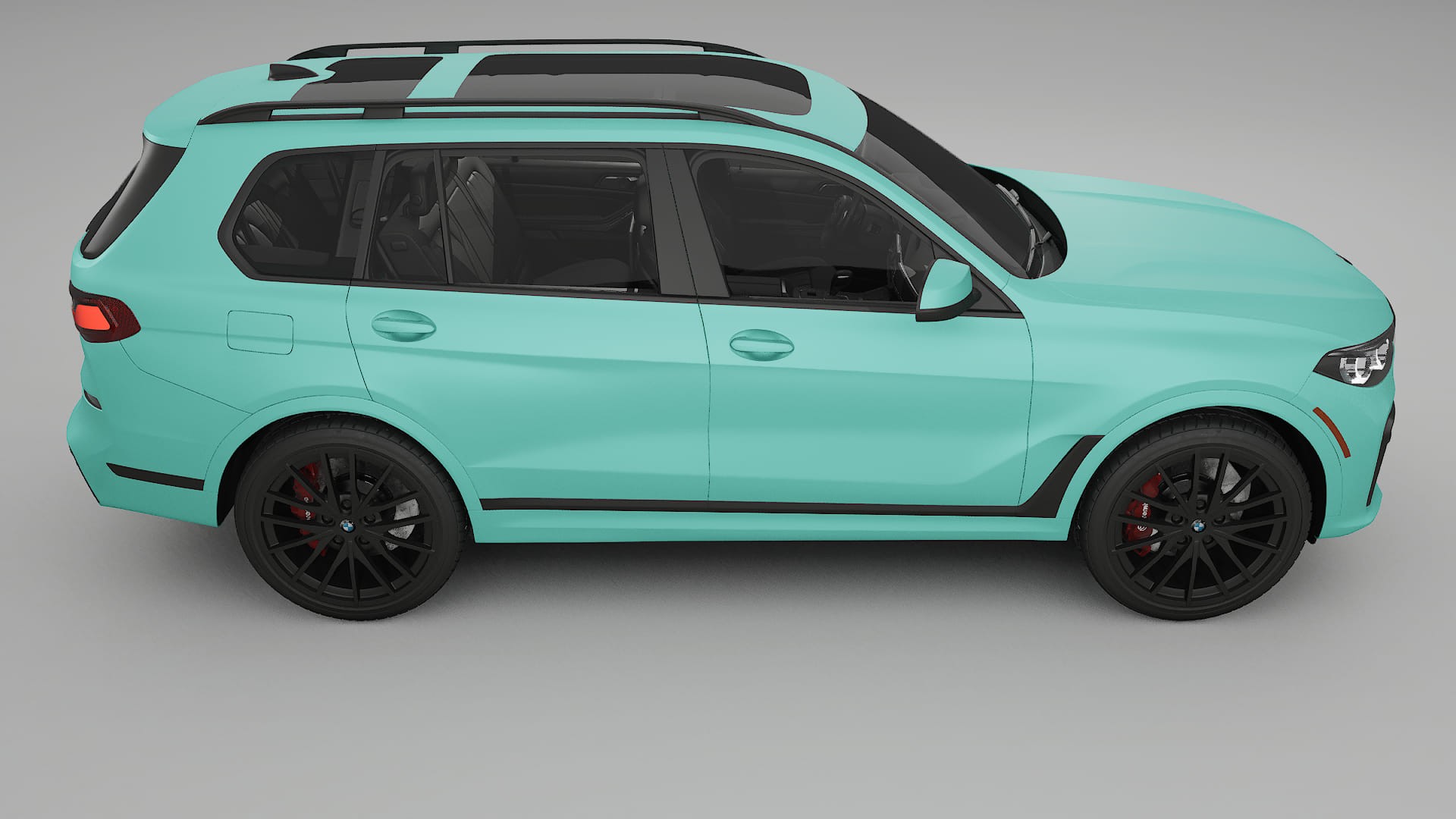 BMW X7 M G07 TPU Lackskyddsfilm | FROST Färgskiftande PPF – Komplett Förskuret Kit