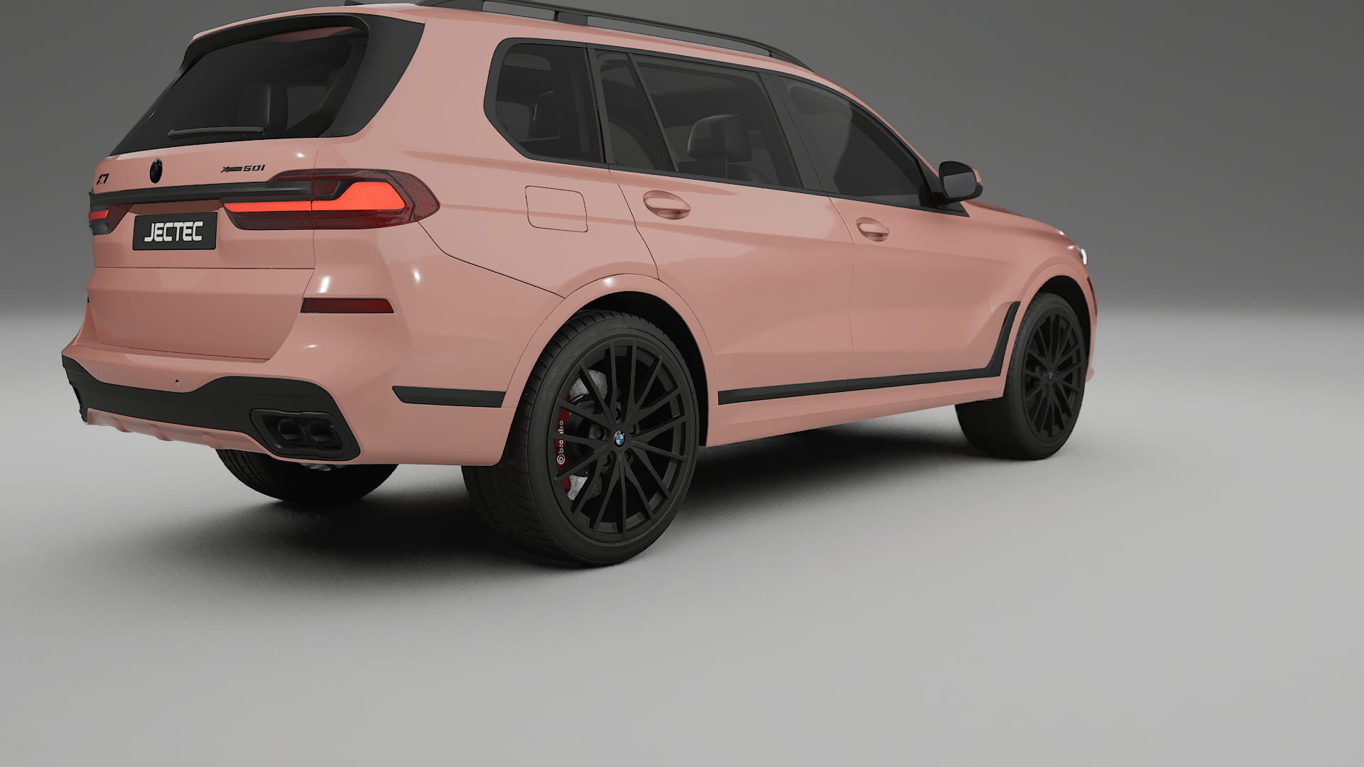 BMW X7 M G07 TPU Lackskyddsfilm | BLUSH Färgskiftande PPF – Komplett Förskuret Kit