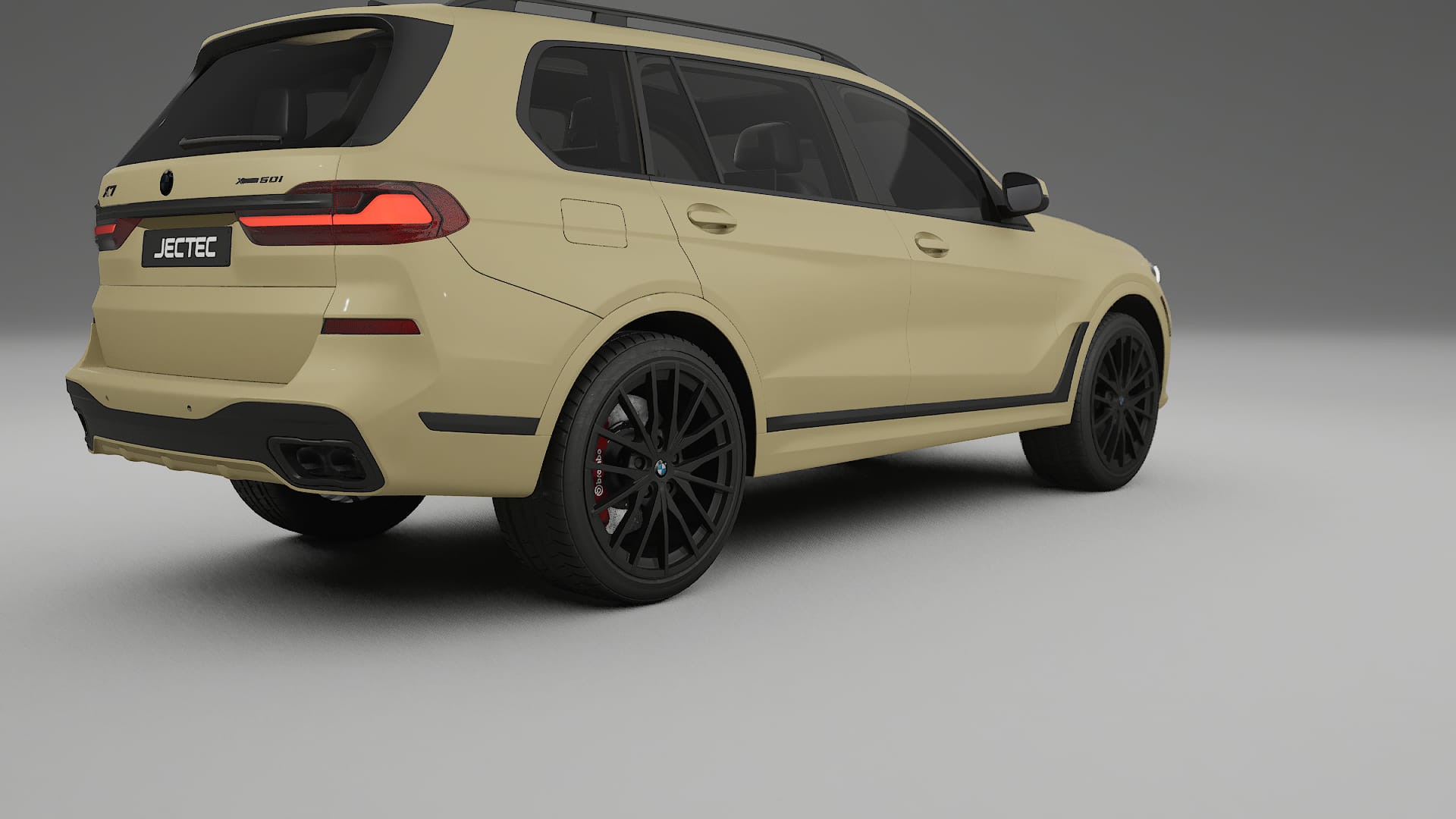BMW X7 M G07 TPU Lackskyddsfilm | SAND Färgskiftande PPF – Komplett Förskuret Kit