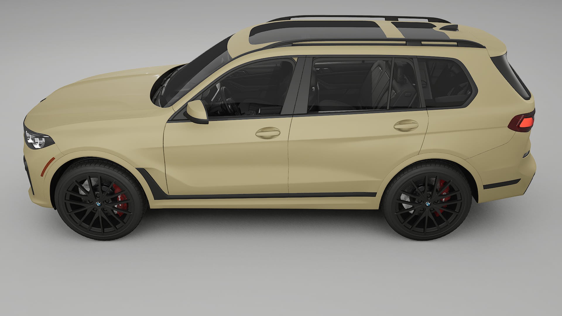 BMW X7 M G07 TPU Lackskyddsfilm | SAND Färgskiftande PPF – Komplett Förskuret Kit