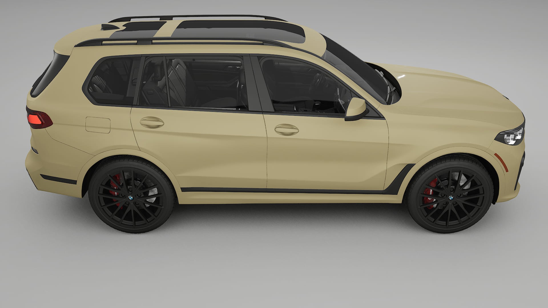 BMW X7 M G07 TPU Lackskyddsfilm | SAND Färgskiftande PPF – Komplett Förskuret Kit