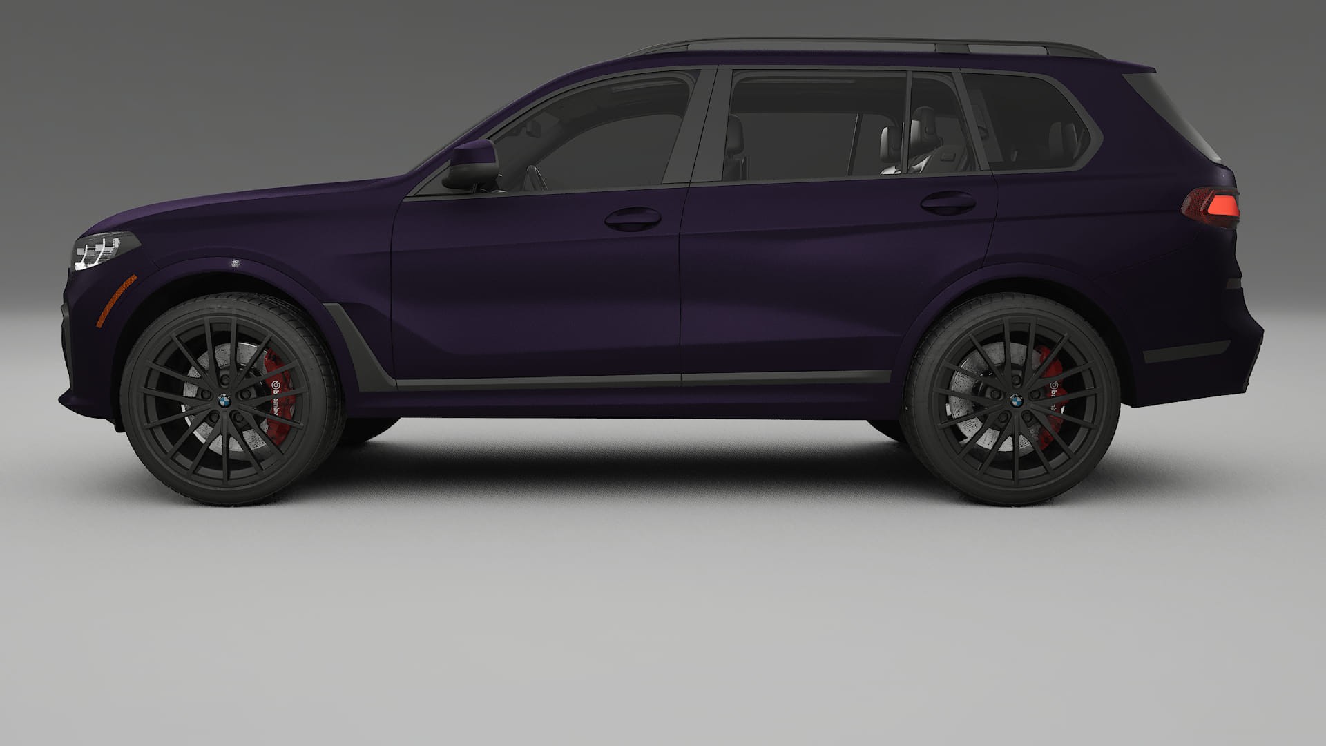 BMW X7 M G07 TPU Lackskyddsfilm | VIOLET Färgskiftande PPF – Komplett Förskuret Kit