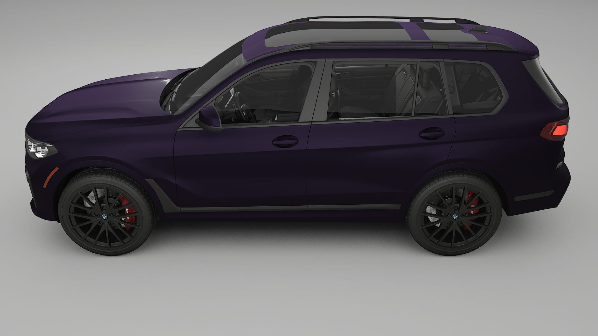 BMW X7 M G07 TPU Lackskyddsfilm | VIOLET Färgskiftande PPF – Komplett Förskuret Kit