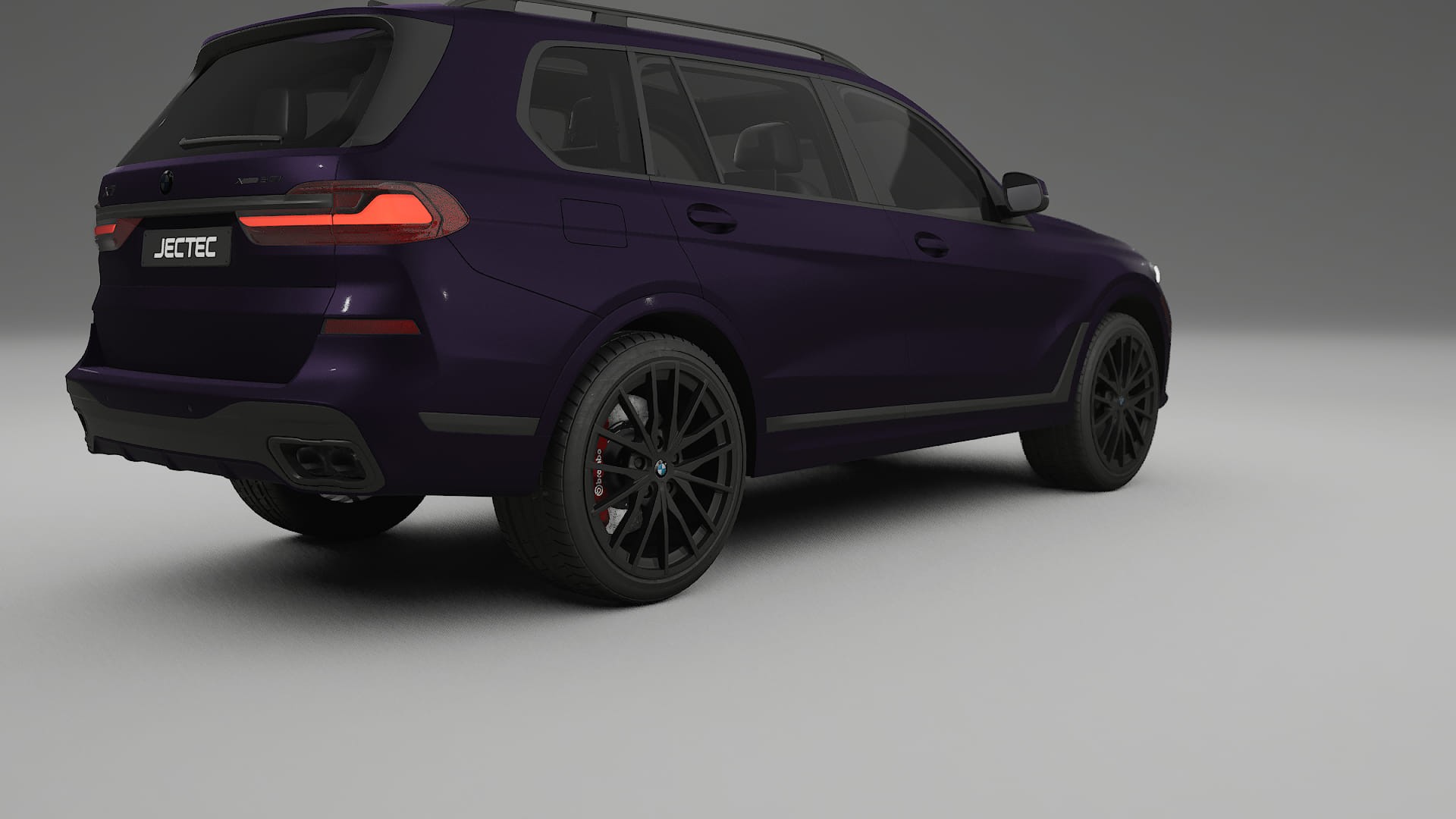 BMW X7 M G07 TPU Lackskyddsfilm | VIOLET Färgskiftande PPF – Komplett Förskuret Kit