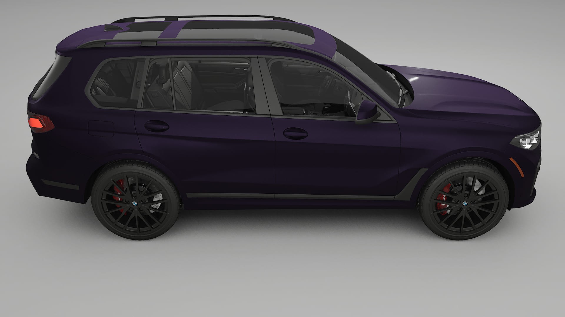 BMW X7 M G07 TPU Lackskyddsfilm | VIOLET Färgskiftande PPF – Komplett Förskuret Kit