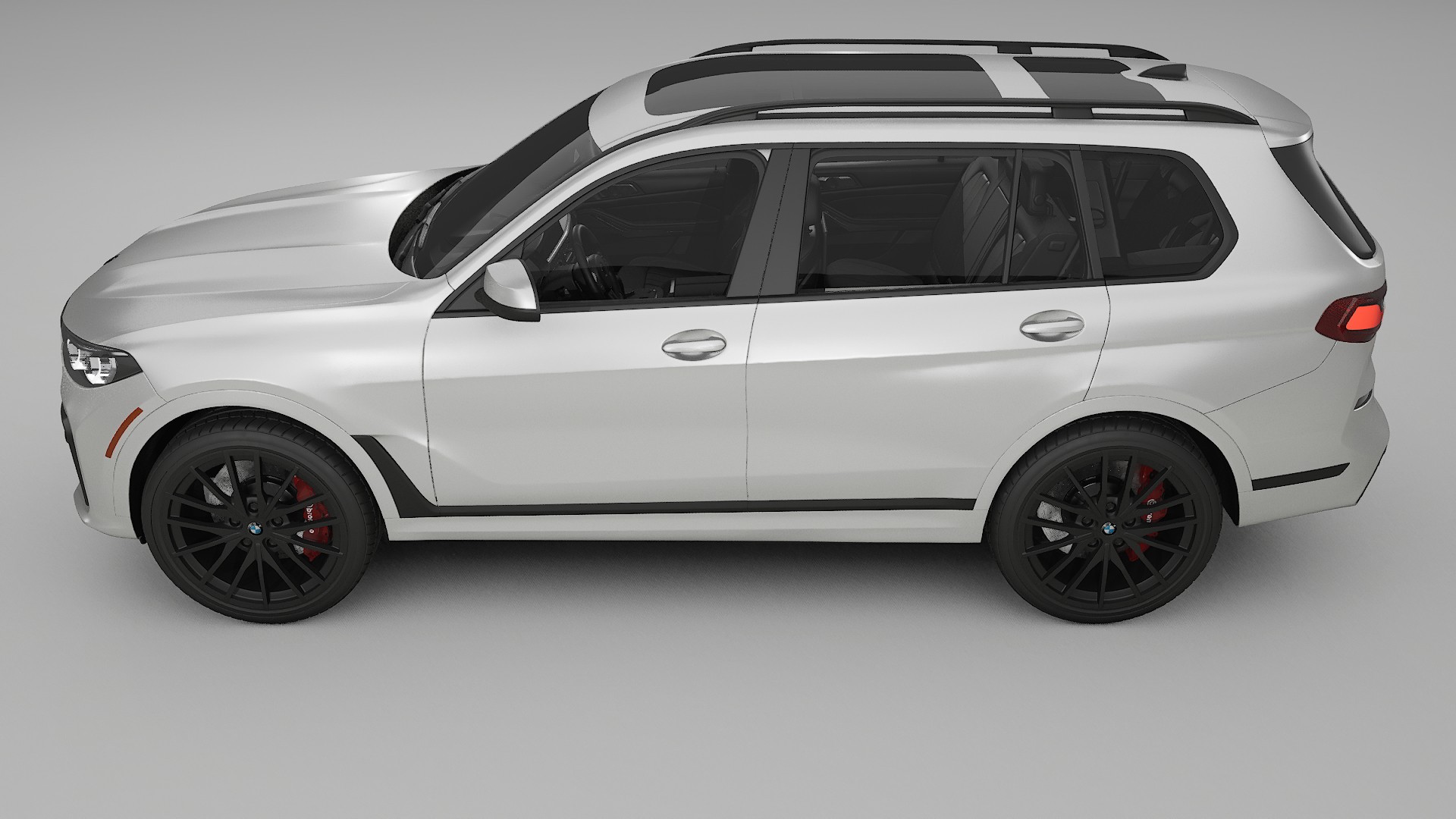 BMW X7 M G07 TPU Lackskyddsfilm | OPAL Färgskiftande PPF – Komplett Förskuret Kit