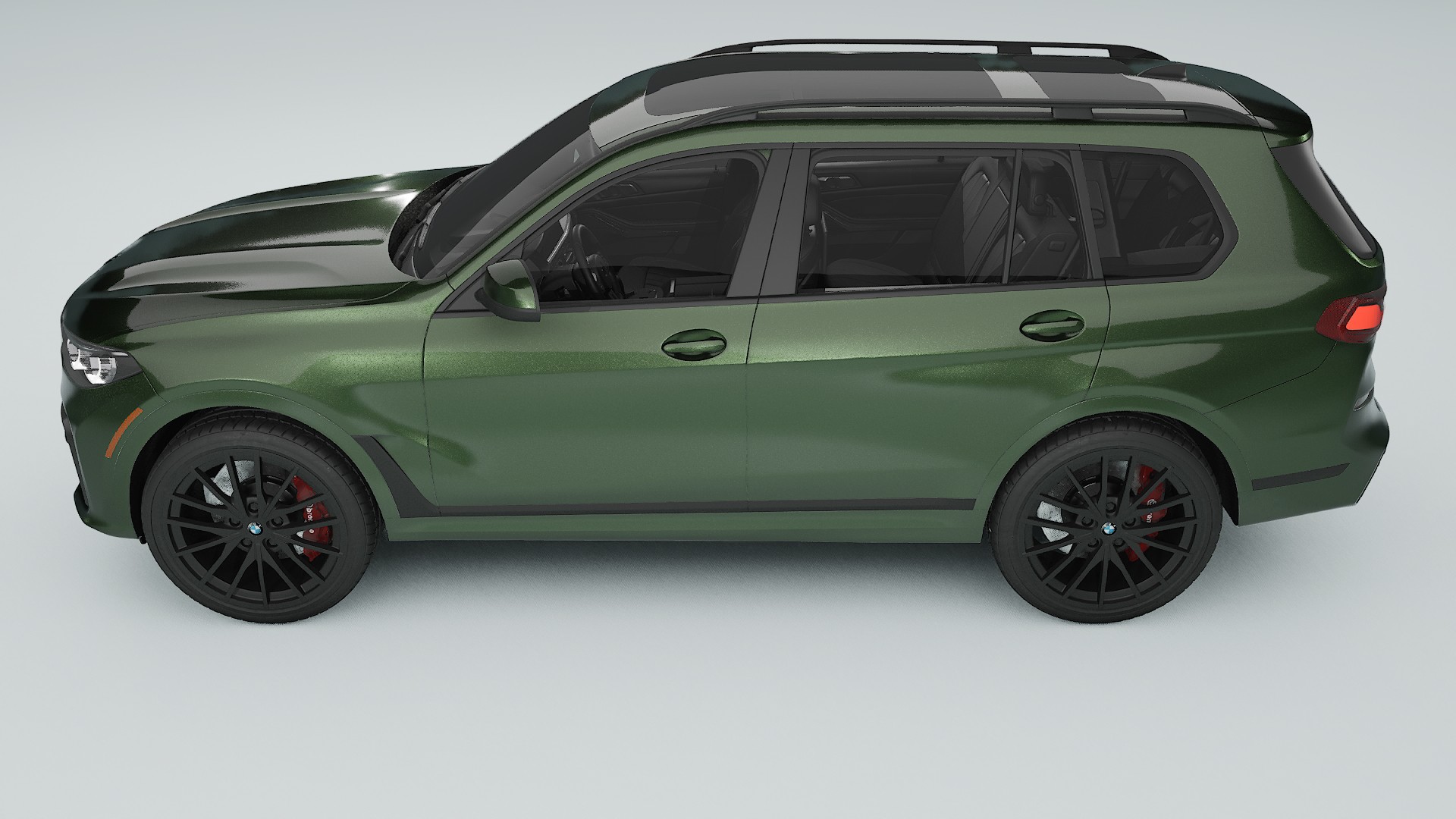 BMW X7 M G07 TPU Lackskyddsfilm | LAGOON Färgskiftande PPF – Komplett Förskuret Kit