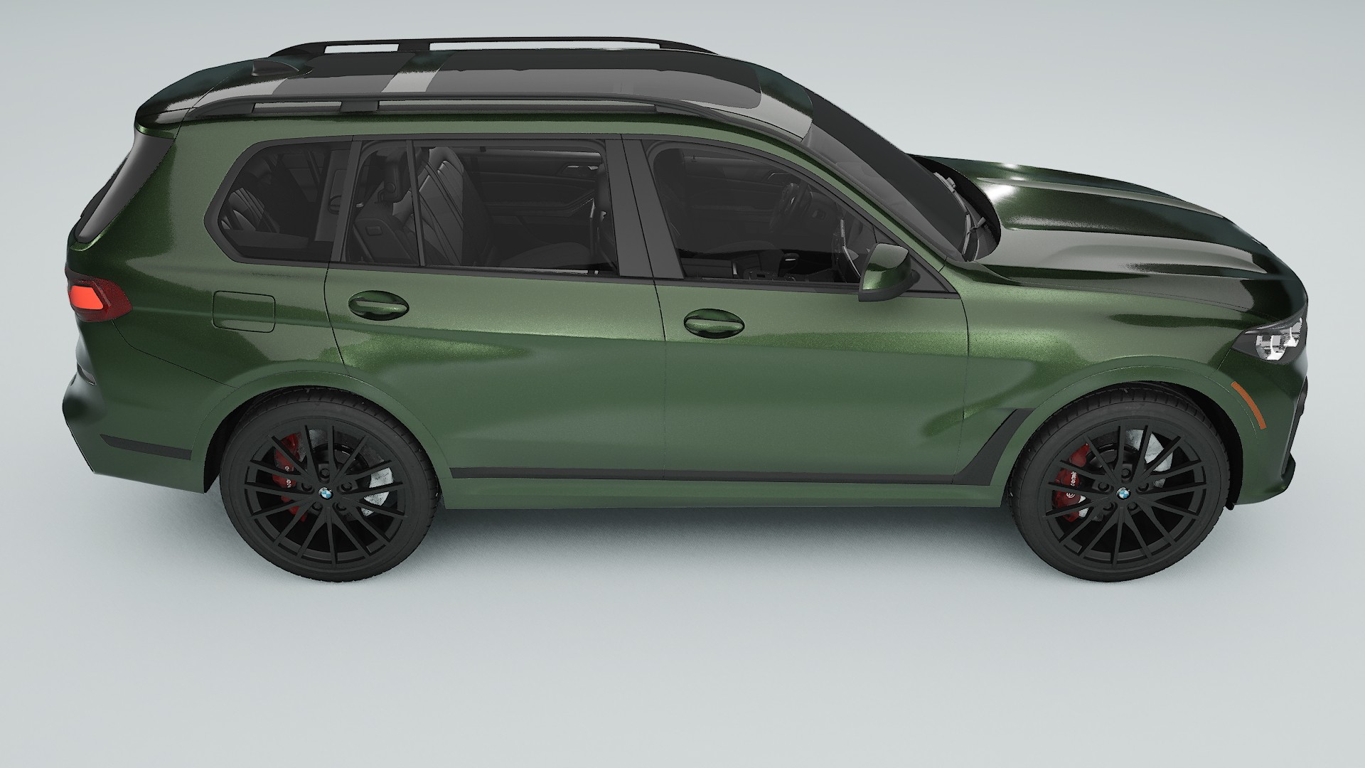 BMW X7 M G07 TPU Lackskyddsfilm | LAGOON Färgskiftande PPF – Komplett Förskuret Kit