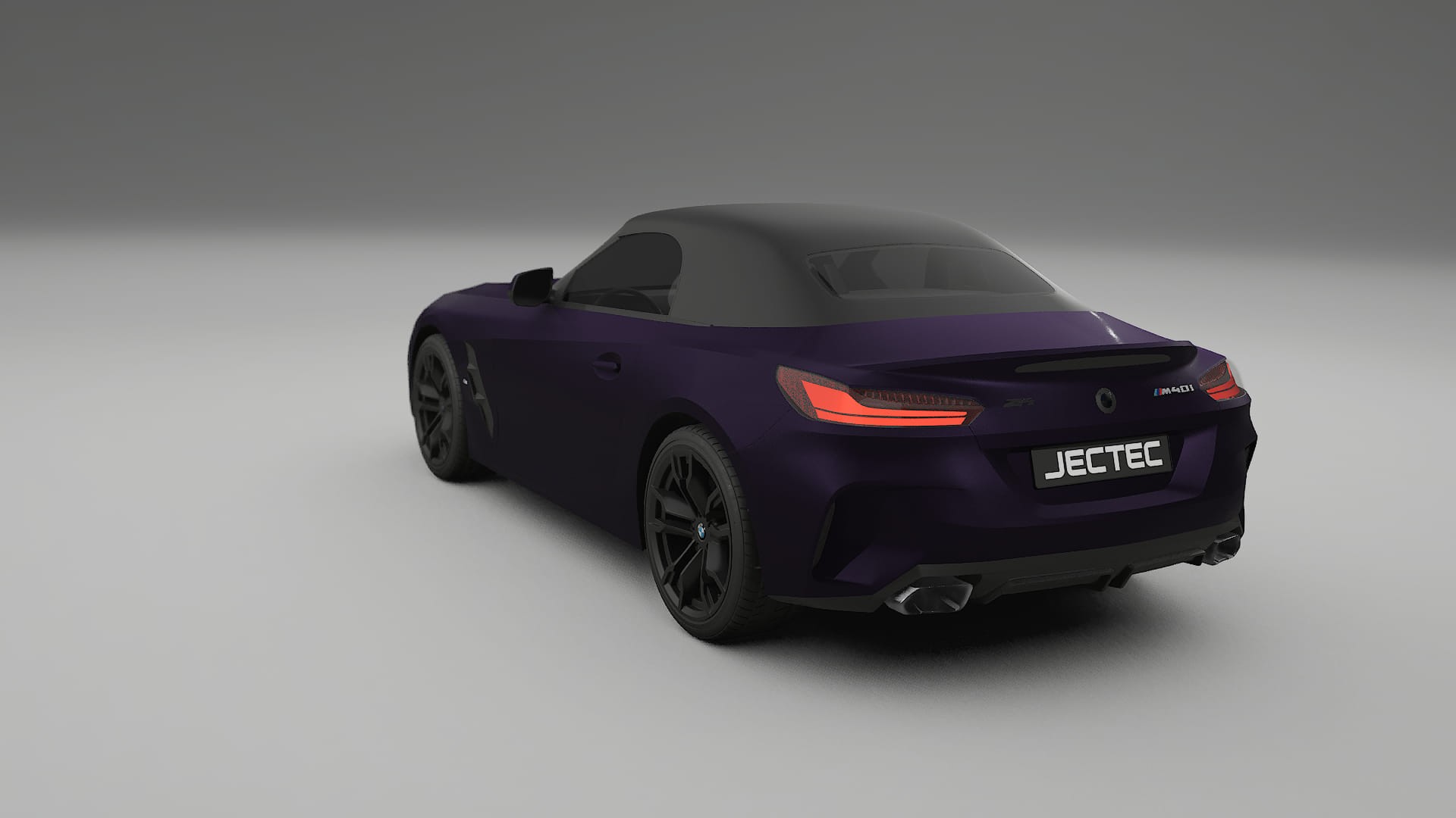 BMW Z4 G29 M40i First edition roadster TPU Lackskyddsfilm | VIOLET Färgskiftande PPF – Komplett Förskuret Kit