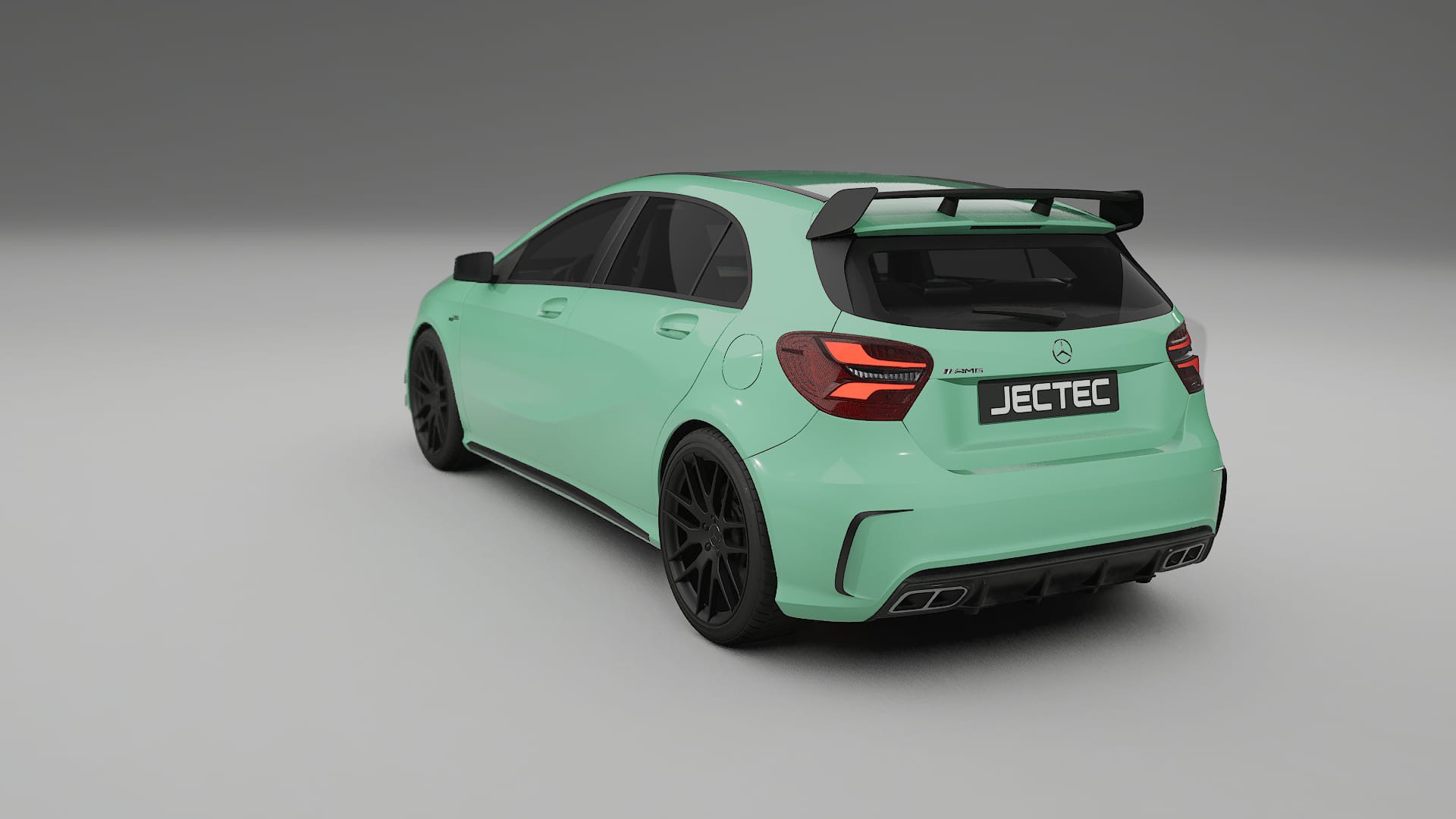 Mercedes A45 AMG W176 TPU Lackskyddsfilm | DUSTY Färgskiftande PPF – Komplett Förskuret Kit