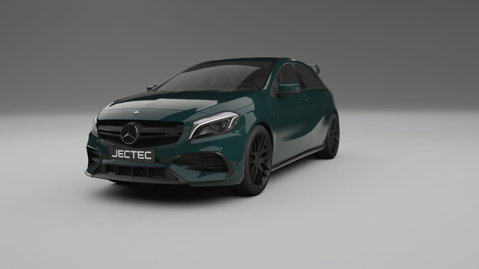 Mercedes A45 AMG W176 TPU Lackskyddsfilm | INFERNO Färgskiftande PPF – Komplett Förskuret Kit