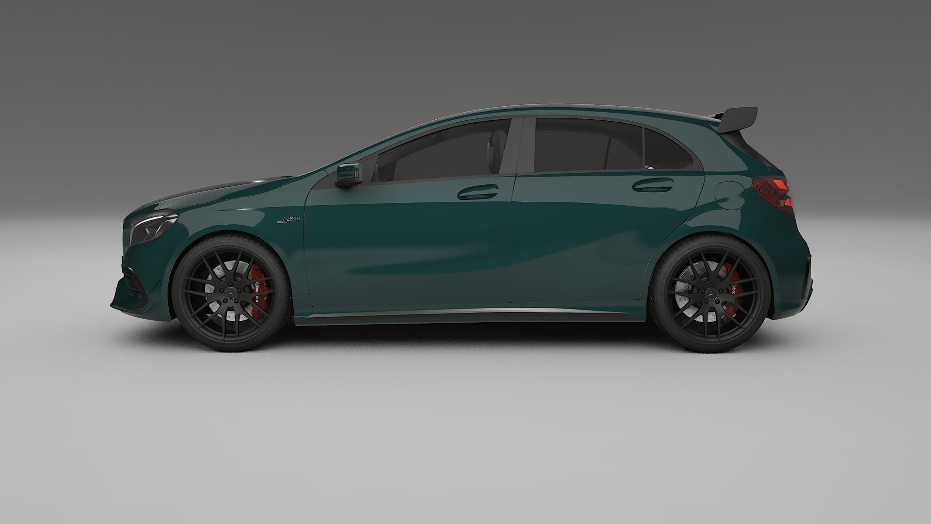 Mercedes A45 AMG W176 TPU Lackskyddsfilm | INFERNO Färgskiftande PPF – Komplett Förskuret Kit