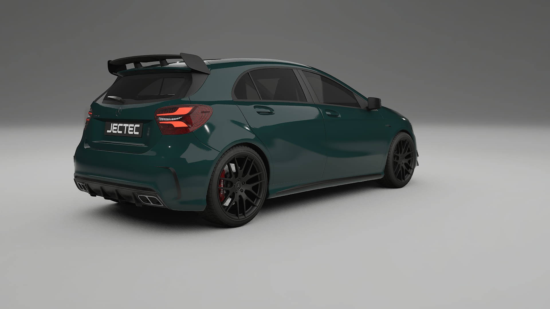 Mercedes A45 AMG W176 TPU Lackskyddsfilm | INFERNO Färgskiftande PPF – Komplett Förskuret Kit