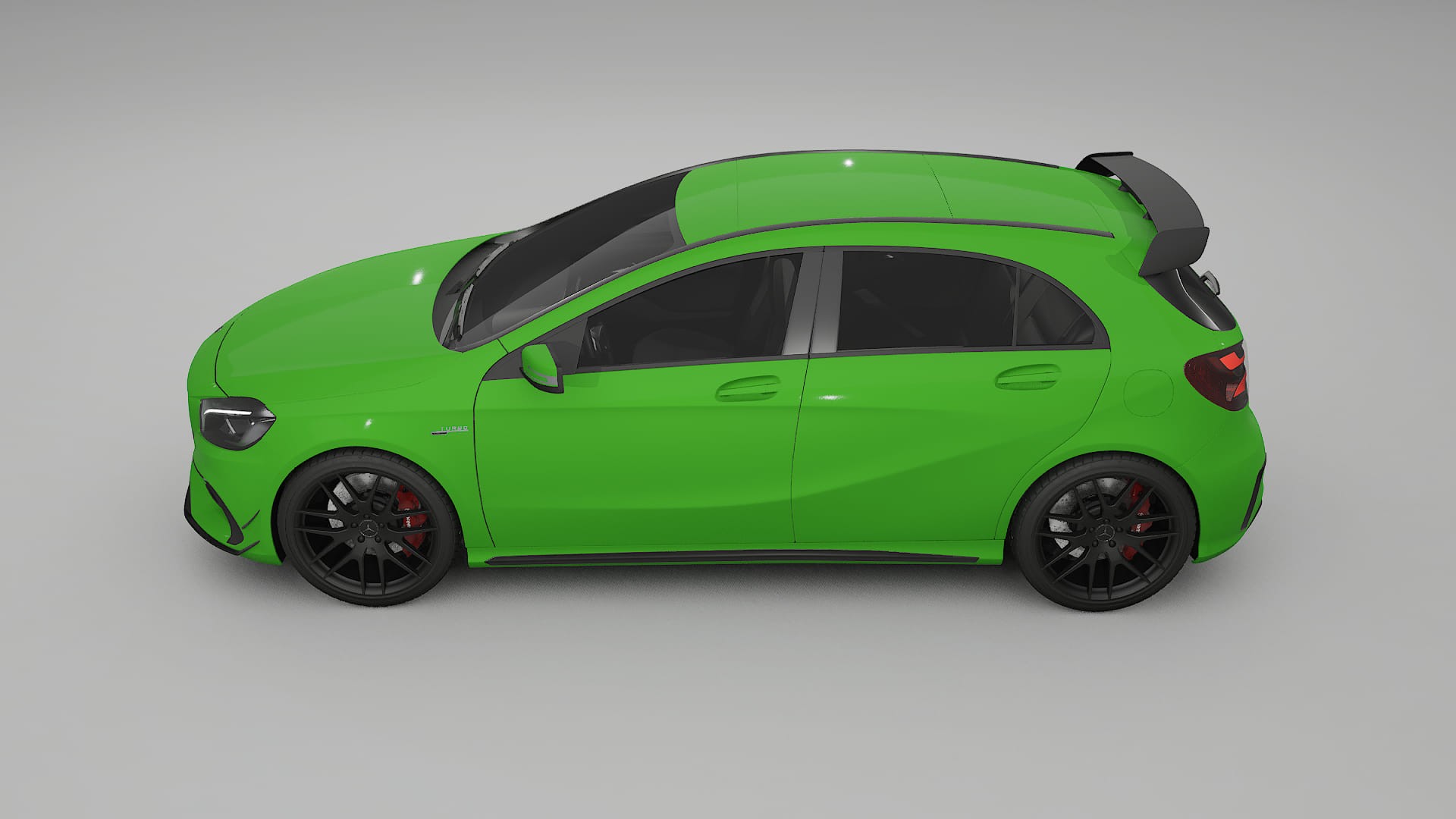 Mercedes A45 AMG W176 TPU Lackskyddsfilm | VENOM Färgskiftande PPF – Komplett Förskuret Kit