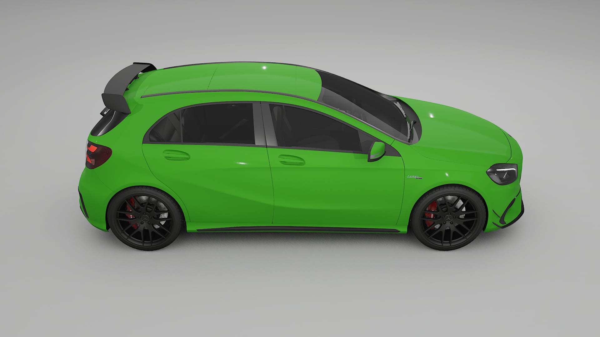 Mercedes A45 AMG W176 TPU Lackskyddsfilm | VENOM Färgskiftande PPF – Komplett Förskuret Kit