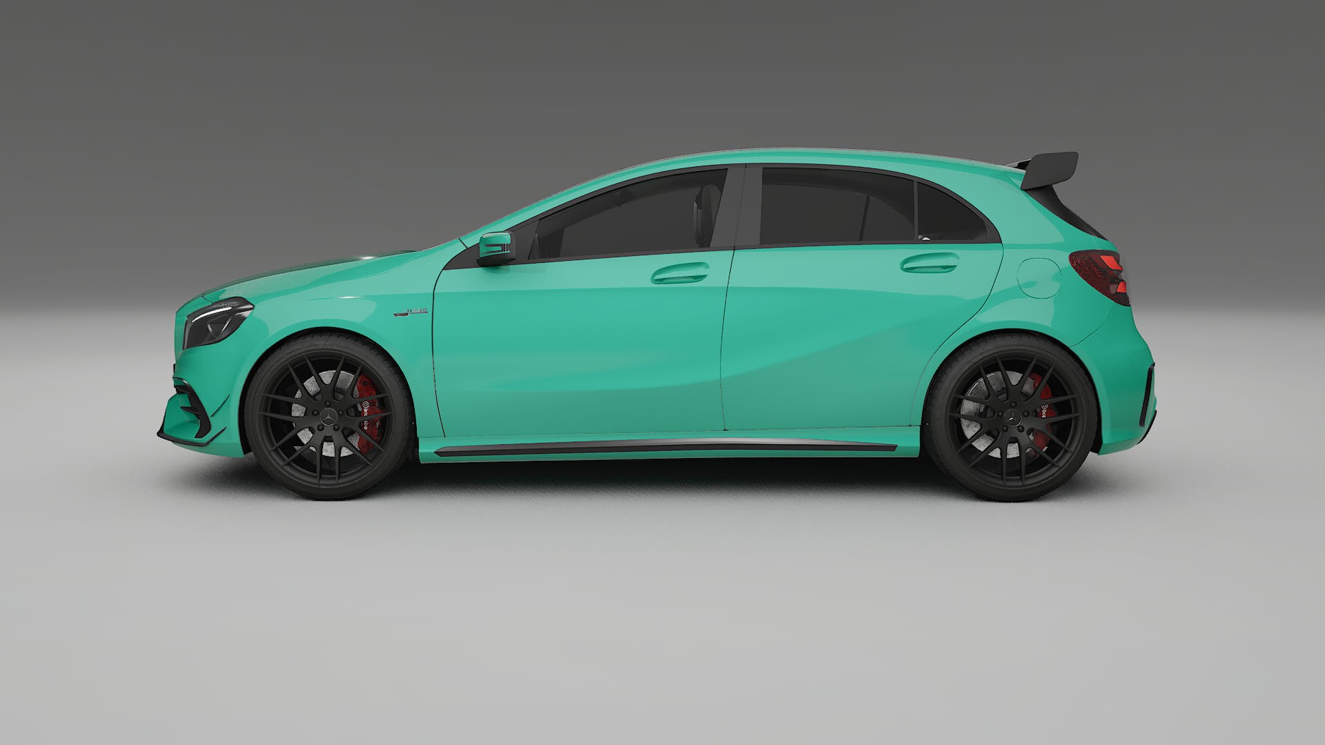 Mercedes A45 AMG W176 TPU Lackskyddsfilm | JEWEL Färgskiftande PPF – Komplett Förskuret Kit