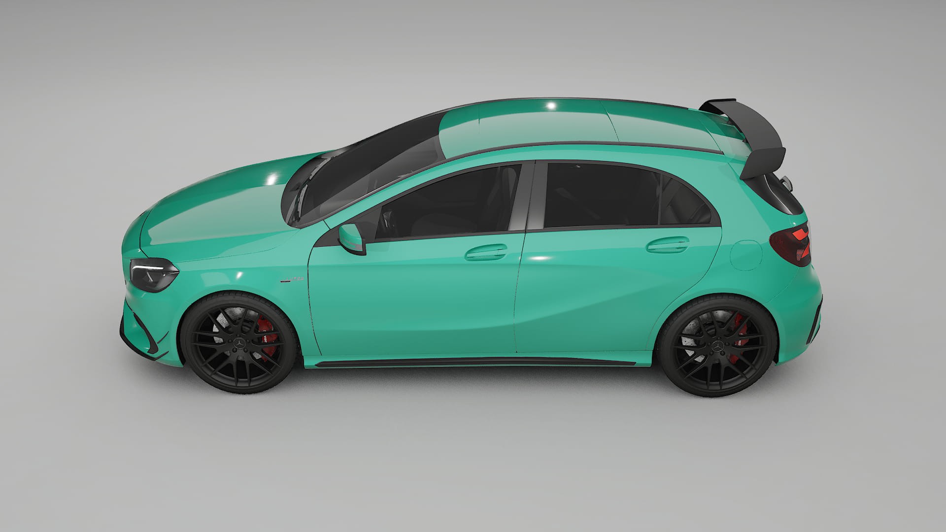 Mercedes A45 AMG W176 TPU Lackskyddsfilm | JEWEL Färgskiftande PPF – Komplett Förskuret Kit