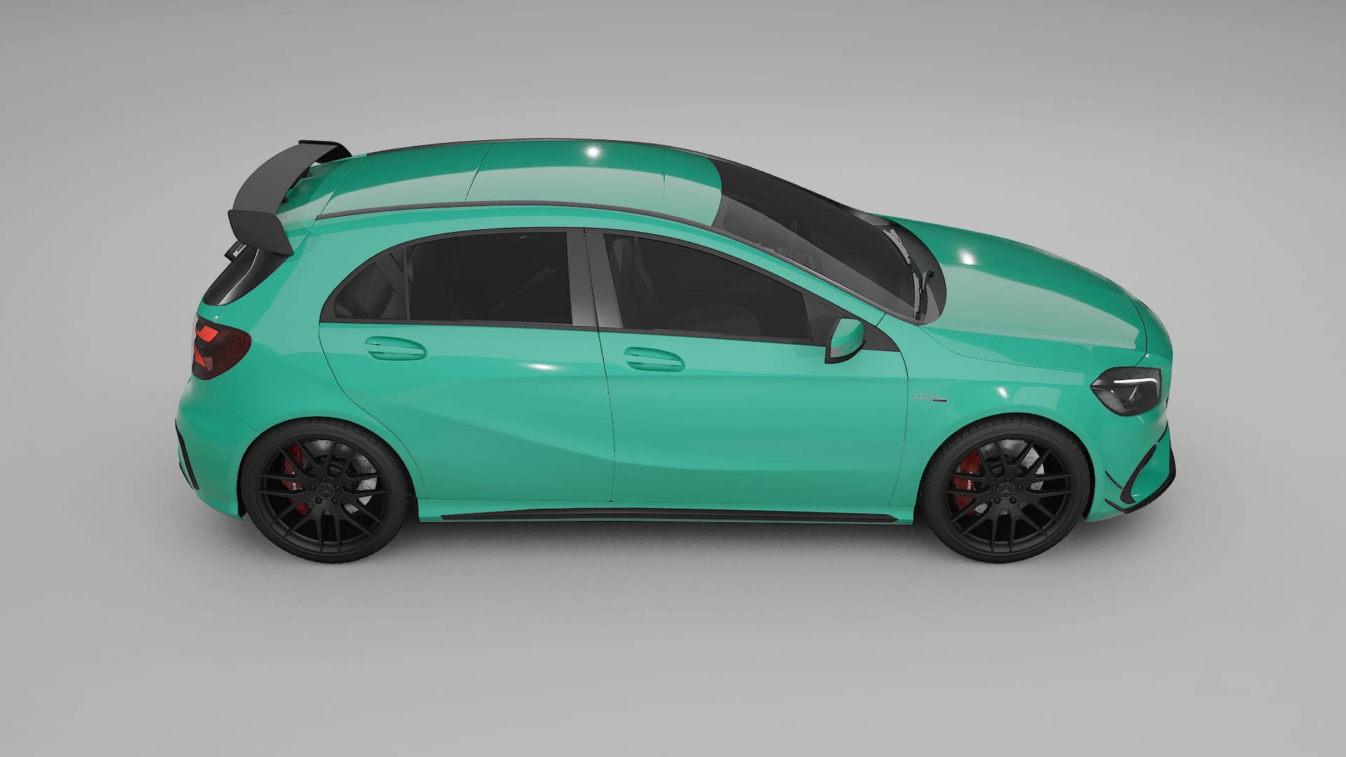 Mercedes A45 AMG W176 TPU Lackskyddsfilm | JEWEL Färgskiftande PPF – Komplett Förskuret Kit