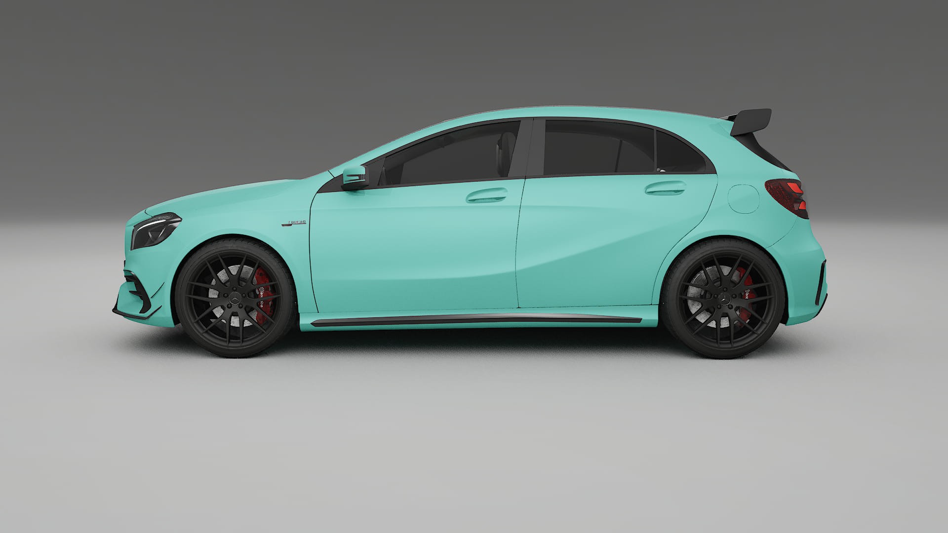 Mercedes A45 AMG W176 TPU Lackskyddsfilm | FROST Färgskiftande PPF – Komplett Förskuret Kit