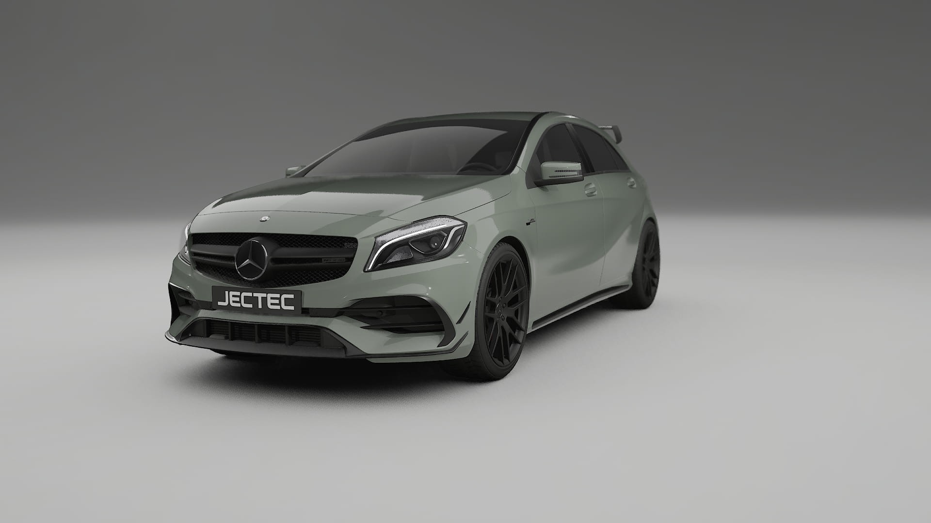 Mercedes A45 AMG W176 TPU Lackskyddsfilm | SLATE Färgskiftande PPF – Komplett Förskuret Kit