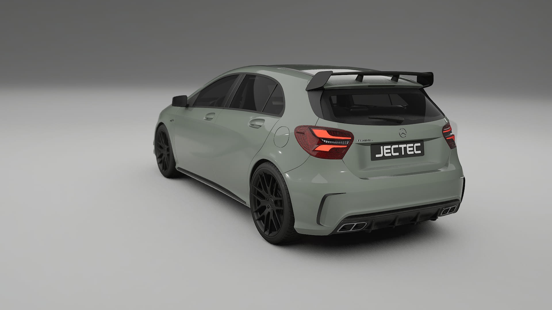 Mercedes A45 AMG W176 TPU Lackskyddsfilm | SLATE Färgskiftande PPF – Komplett Förskuret Kit