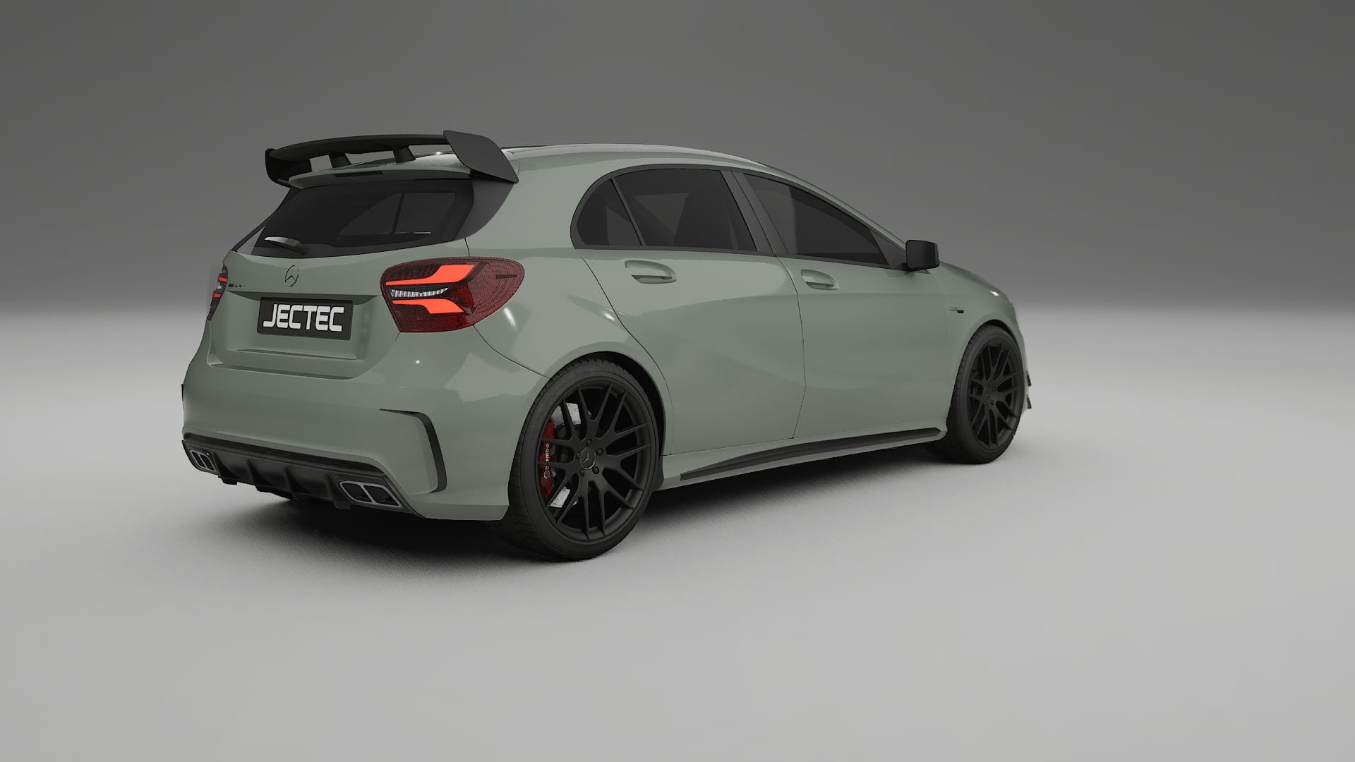 Mercedes A45 AMG W176 TPU Lackskyddsfilm | SLATE Färgskiftande PPF – Komplett Förskuret Kit