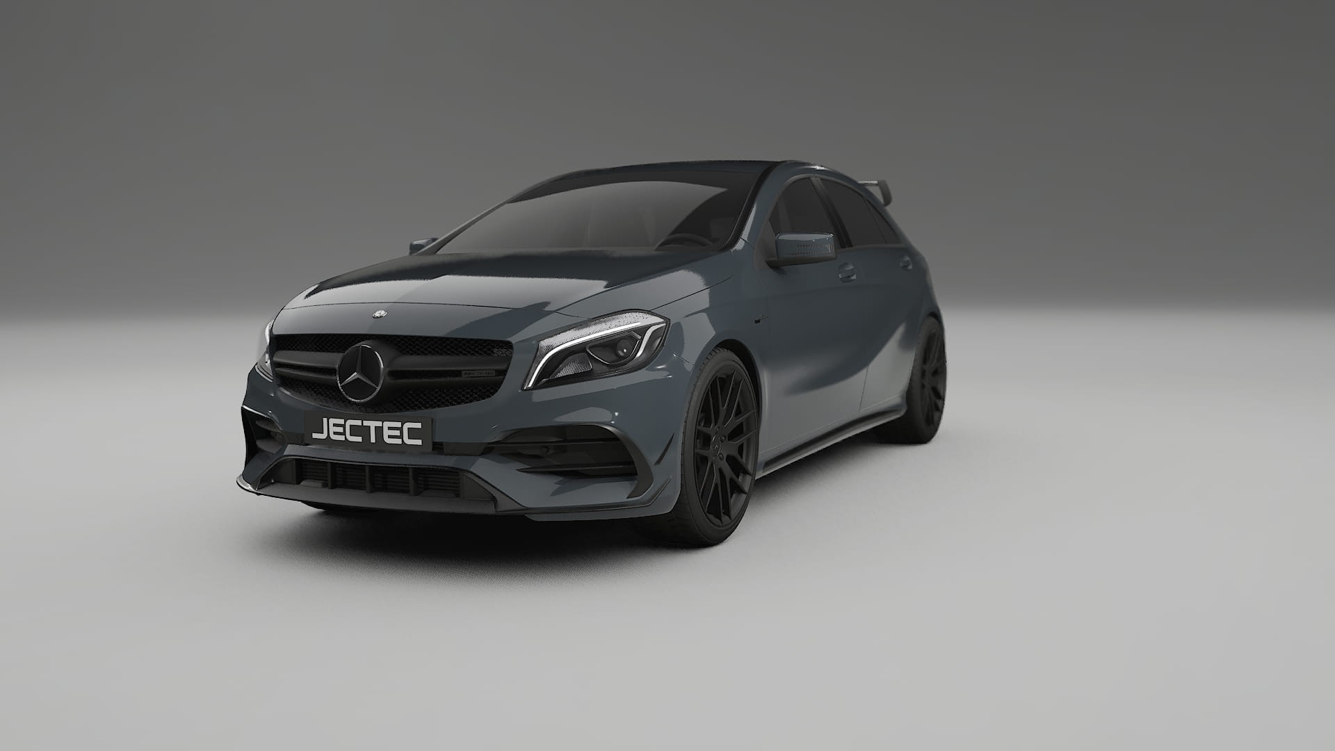 Mercedes A45 AMG W176 TPU Lackskyddsfilm | GRANITE Färgskiftande PPF – Komplett Förskuret Kit