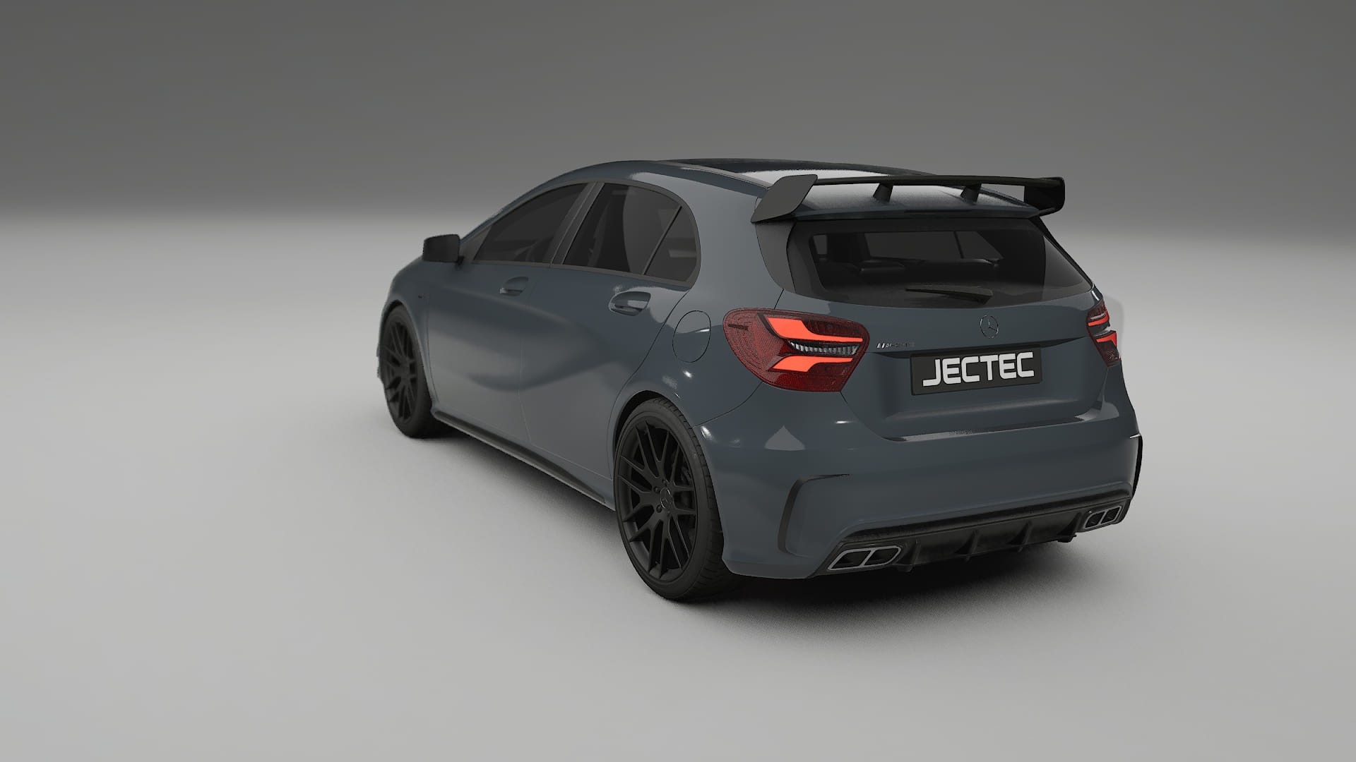 Mercedes A45 AMG W176 TPU Lackskyddsfilm | GRANITE Färgskiftande PPF – Komplett Förskuret Kit