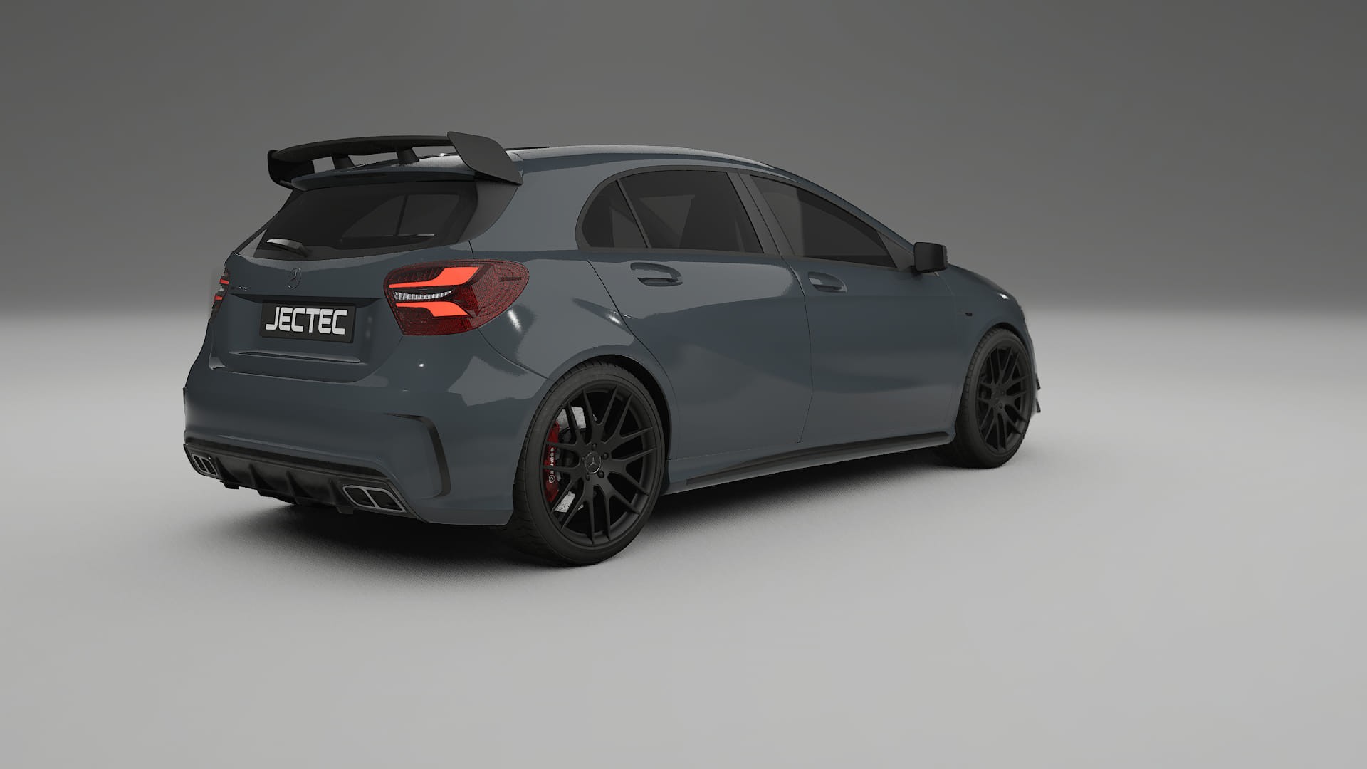 Mercedes A45 AMG W176 TPU Lackskyddsfilm | GRANITE Färgskiftande PPF – Komplett Förskuret Kit
