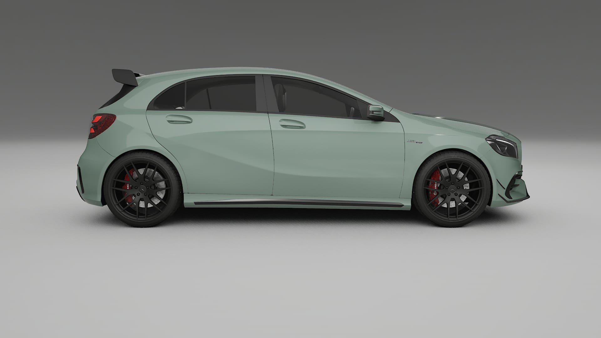 Mercedes A45 AMG W176 TPU Lackskyddsfilm | CINDER Färgskiftande PPF – Komplett Förskuret Kit