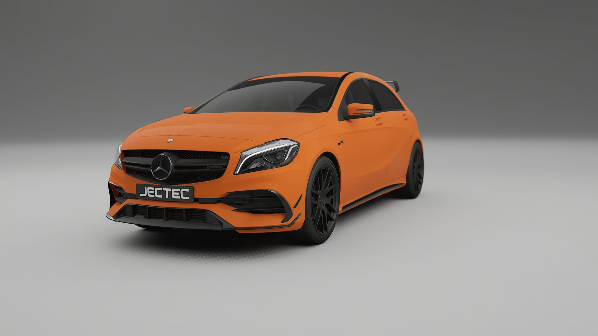 Mercedes A45 AMG W176 TPU Lackskyddsfilm | ROCKET Färgskiftande PPF – Komplett Förskuret Kit