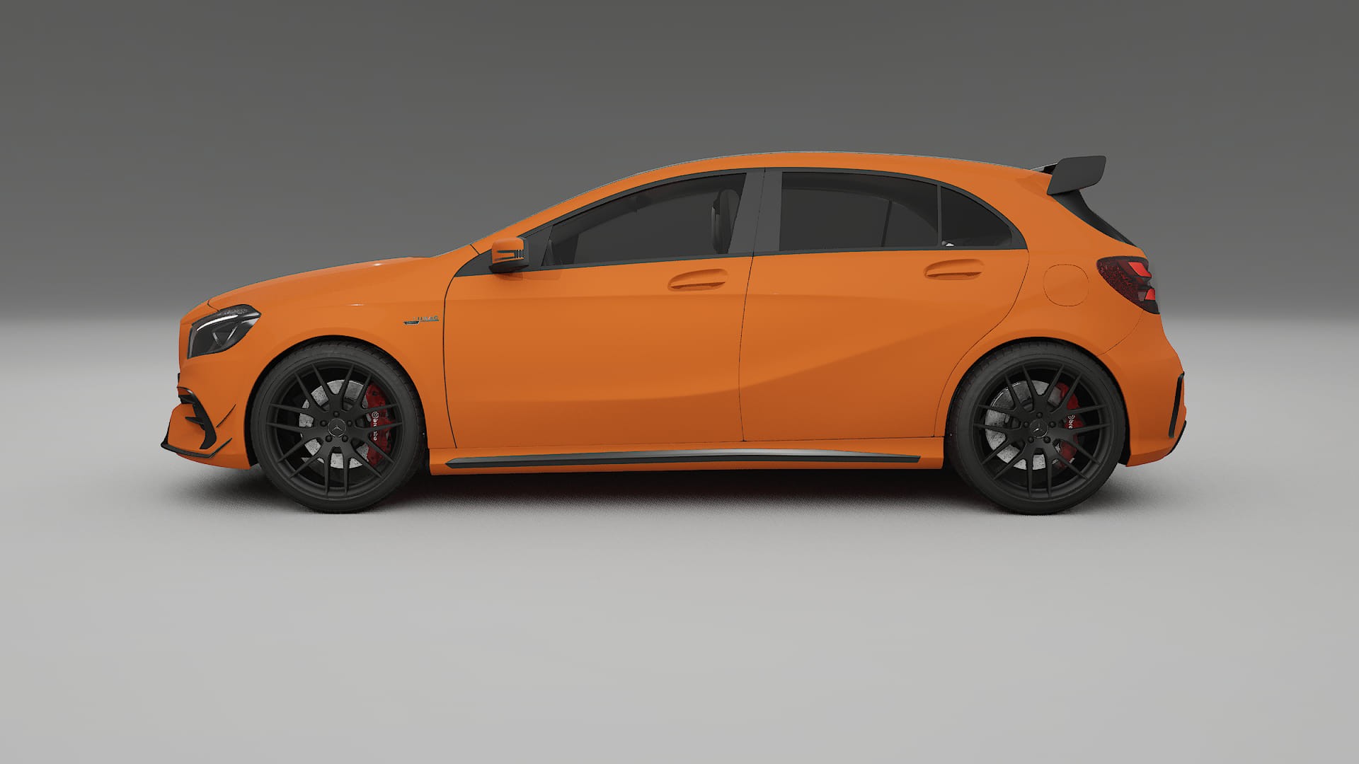 Mercedes A45 AMG W176 TPU Lackskyddsfilm | ROCKET Färgskiftande PPF – Komplett Förskuret Kit