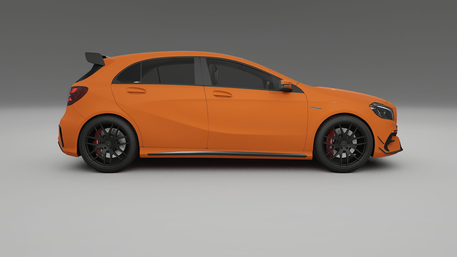 Mercedes A45 AMG W176 TPU Lackskyddsfilm | ROCKET Färgskiftande PPF – Komplett Förskuret Kit