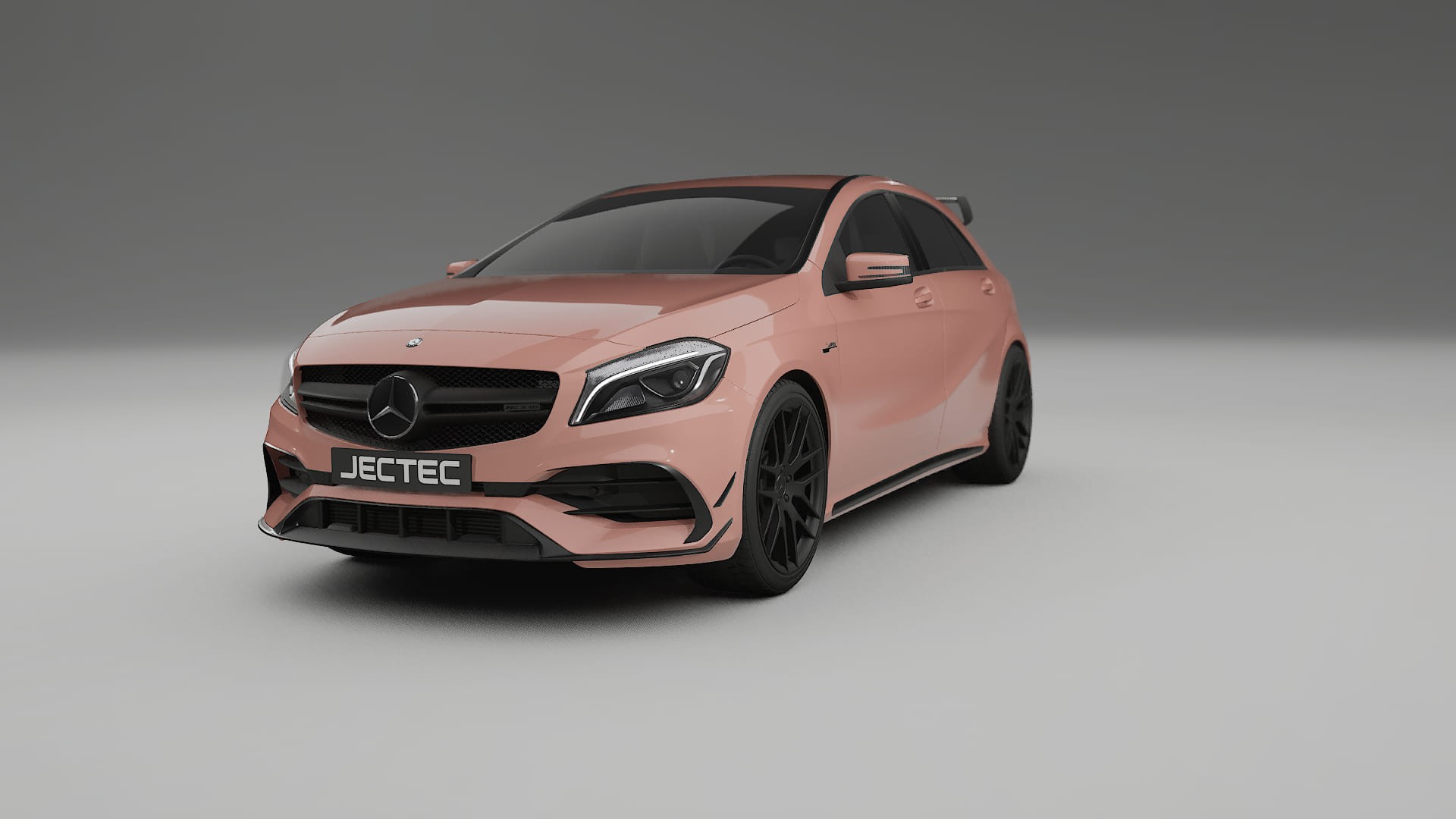 Mercedes A45 AMG W176 TPU Lackskyddsfilm | BLUSH Färgskiftande PPF – Komplett Förskuret Kit