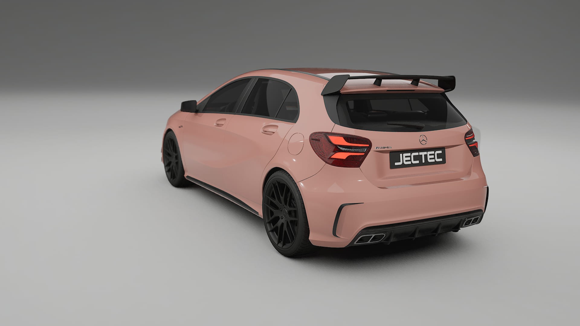 Mercedes A45 AMG W176 TPU Lackskyddsfilm | BLUSH Färgskiftande PPF – Komplett Förskuret Kit
