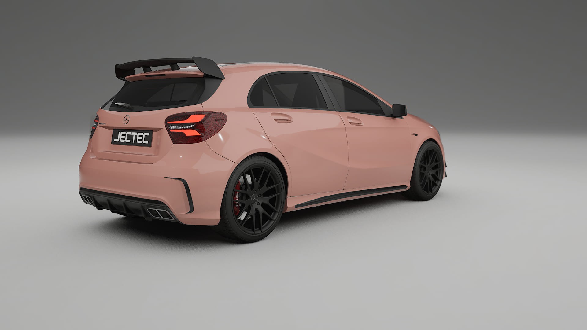 Mercedes A45 AMG W176 TPU Lackskyddsfilm | BLUSH Färgskiftande PPF – Komplett Förskuret Kit