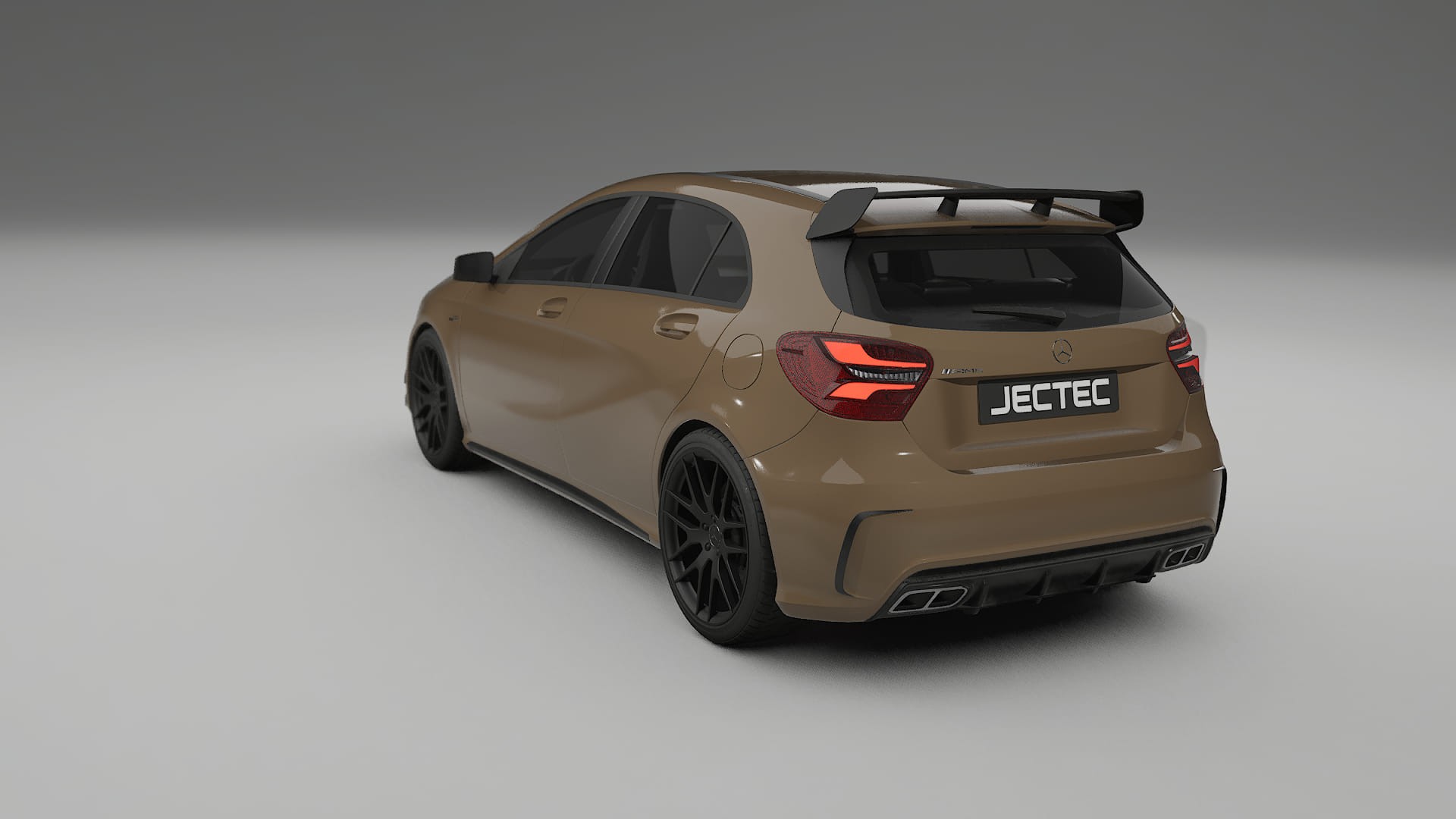 Mercedes A45 AMG W176 TPU Lackskyddsfilm | SAHARA Färgskiftande PPF – Komplett Förskuret Kit