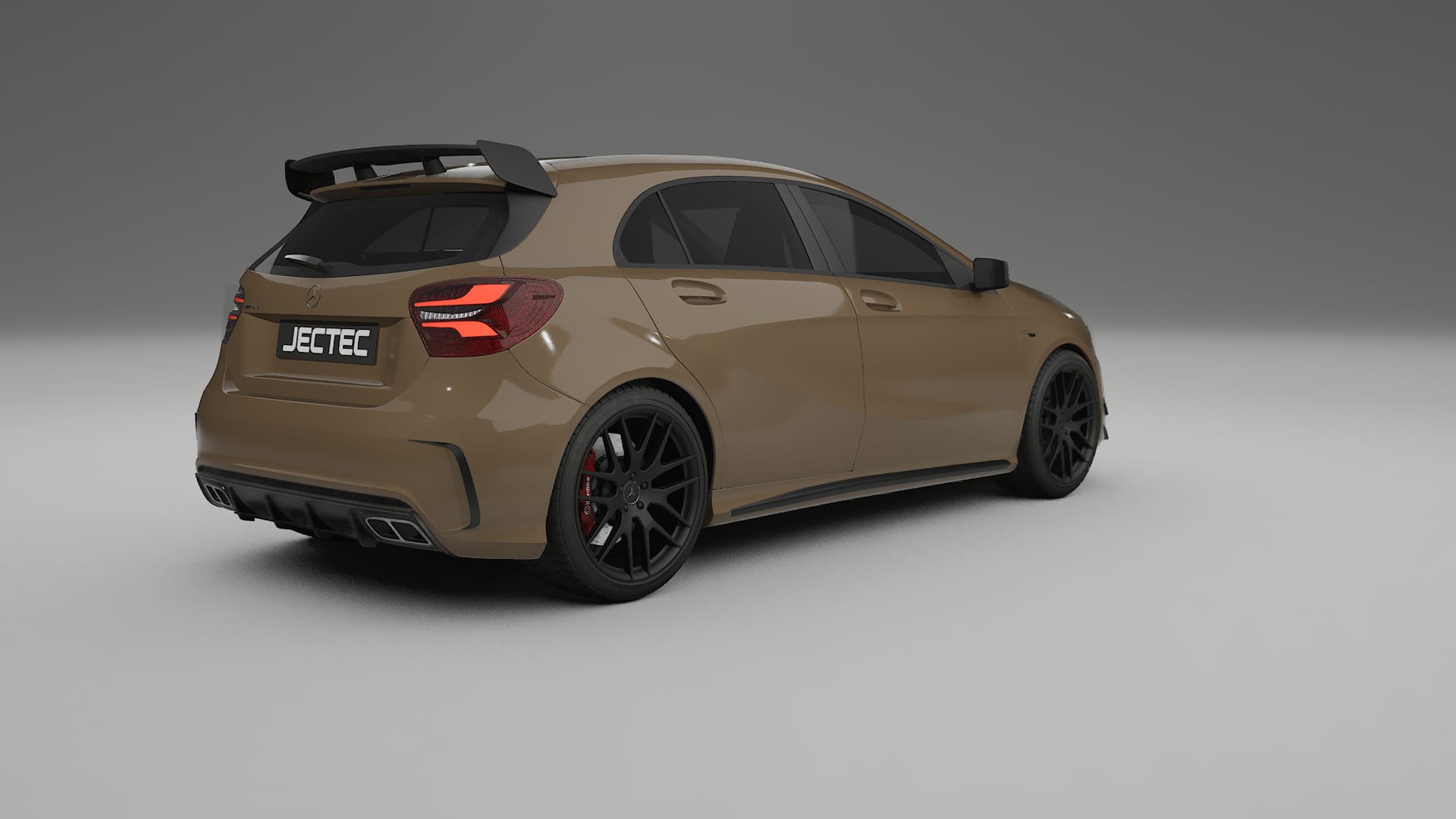 Mercedes A45 AMG W176 TPU Lackskyddsfilm | SAHARA Färgskiftande PPF – Komplett Förskuret Kit