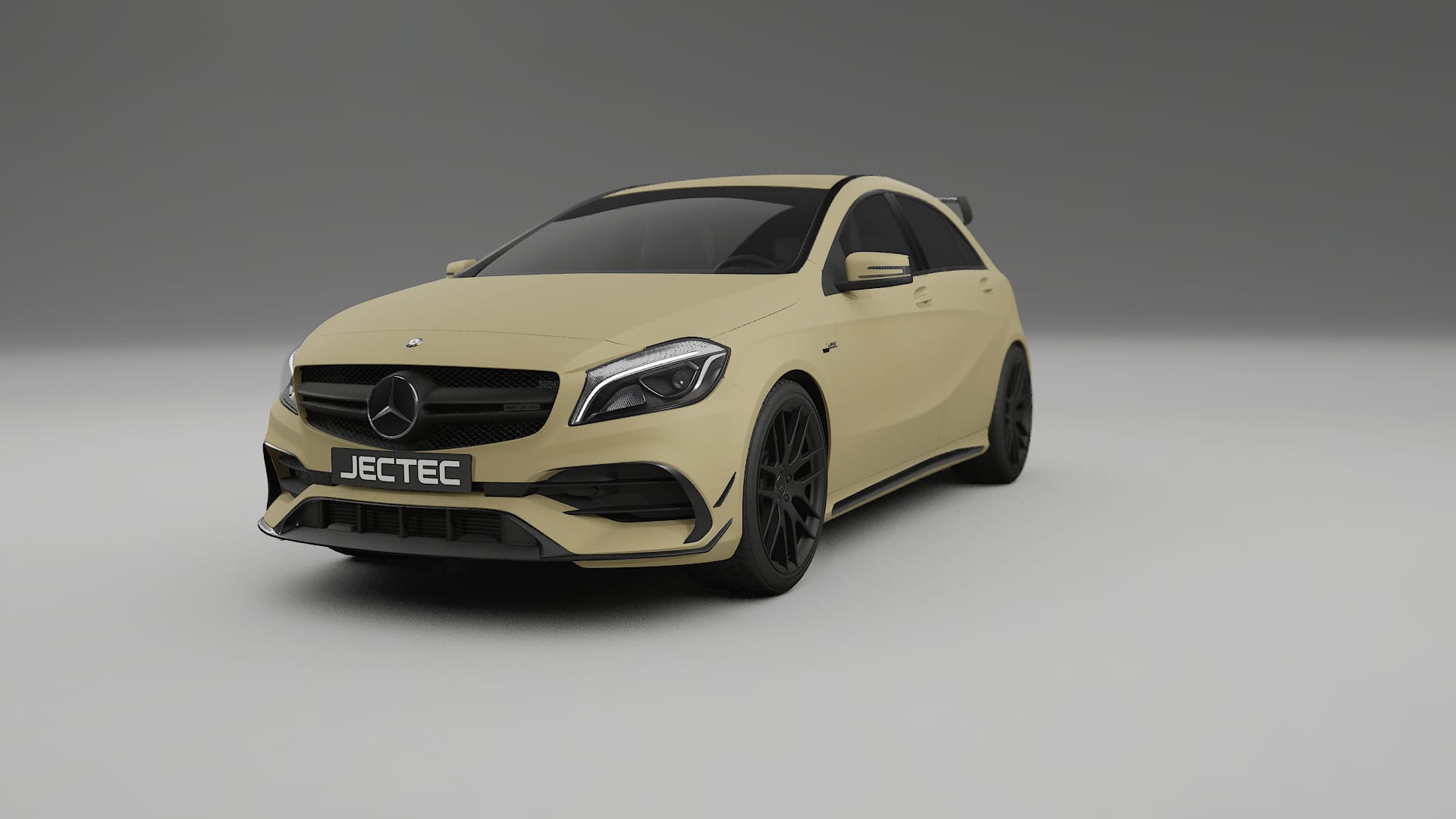Mercedes A45 AMG W176 TPU Lackskyddsfilm | SAND Färgskiftande PPF – Komplett Förskuret Kit
