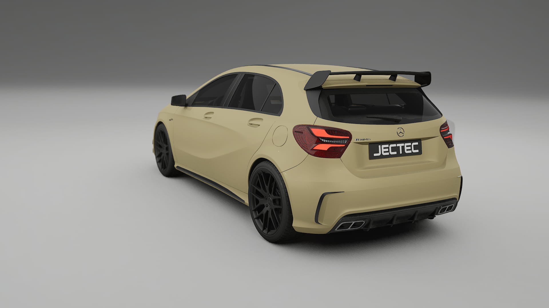 Mercedes A45 AMG W176 TPU Lackskyddsfilm | SAND Färgskiftande PPF – Komplett Förskuret Kit