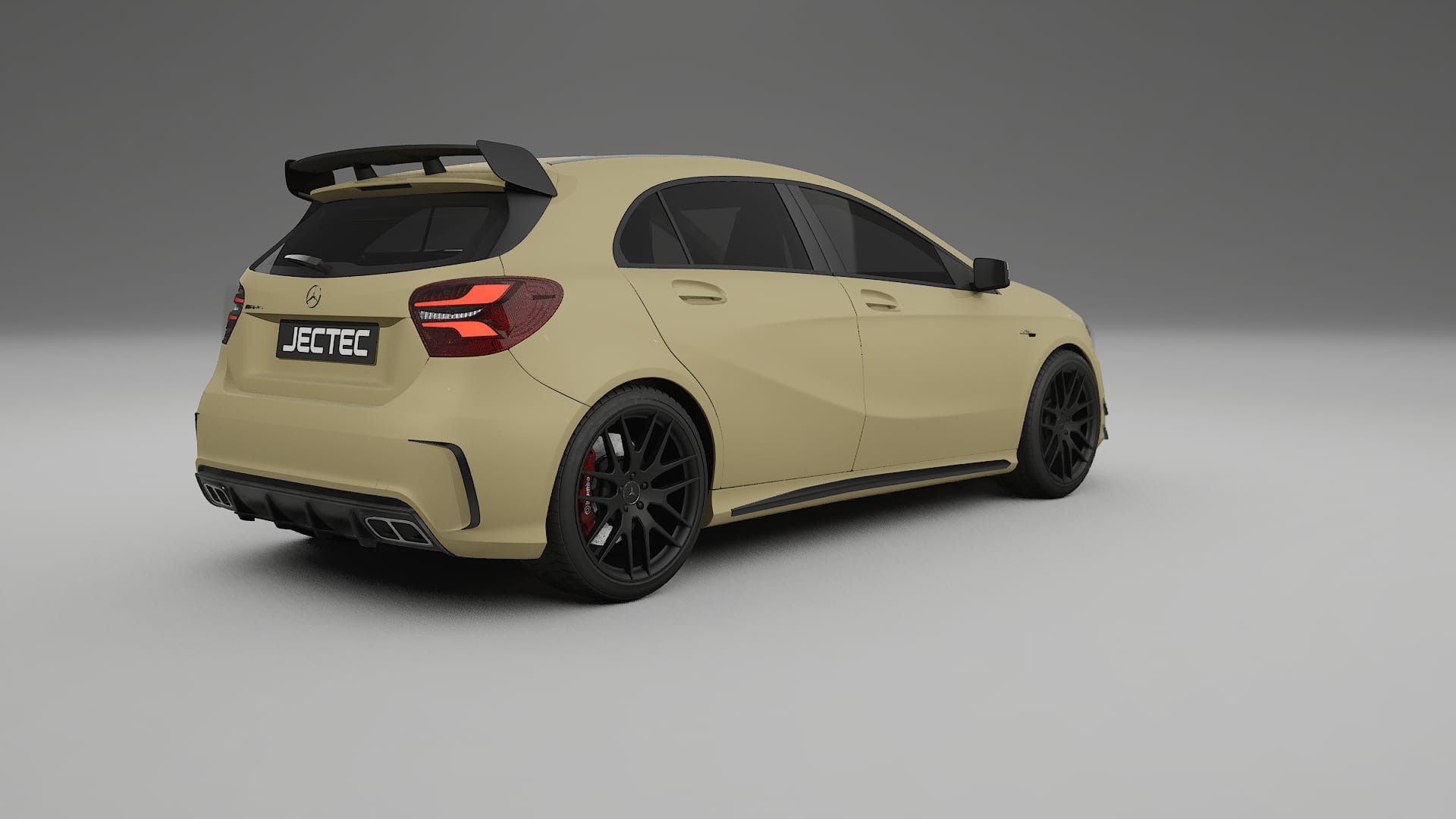 Mercedes A45 AMG W176 TPU Lackskyddsfilm | SAND Färgskiftande PPF – Komplett Förskuret Kit