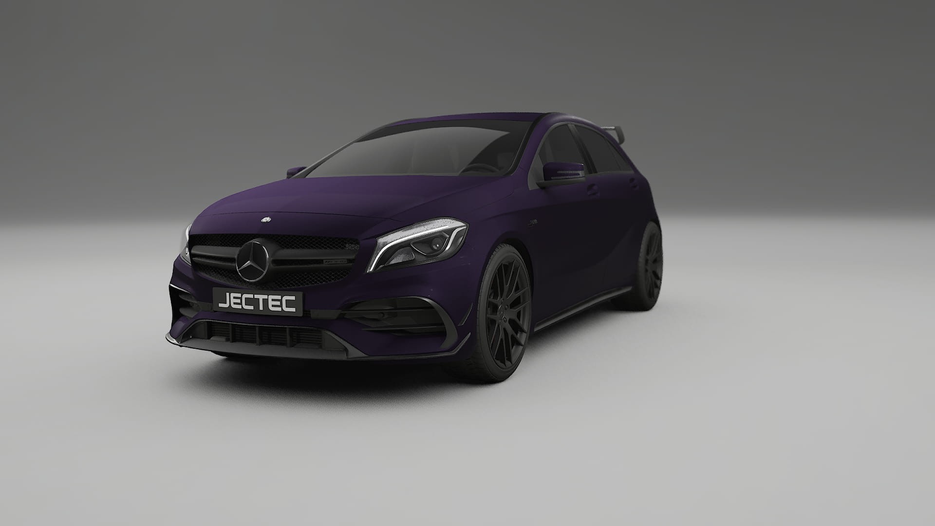 Mercedes A45 AMG W176 TPU Lackskyddsfilm | VIOLET Färgskiftande PPF – Komplett Förskuret Kit