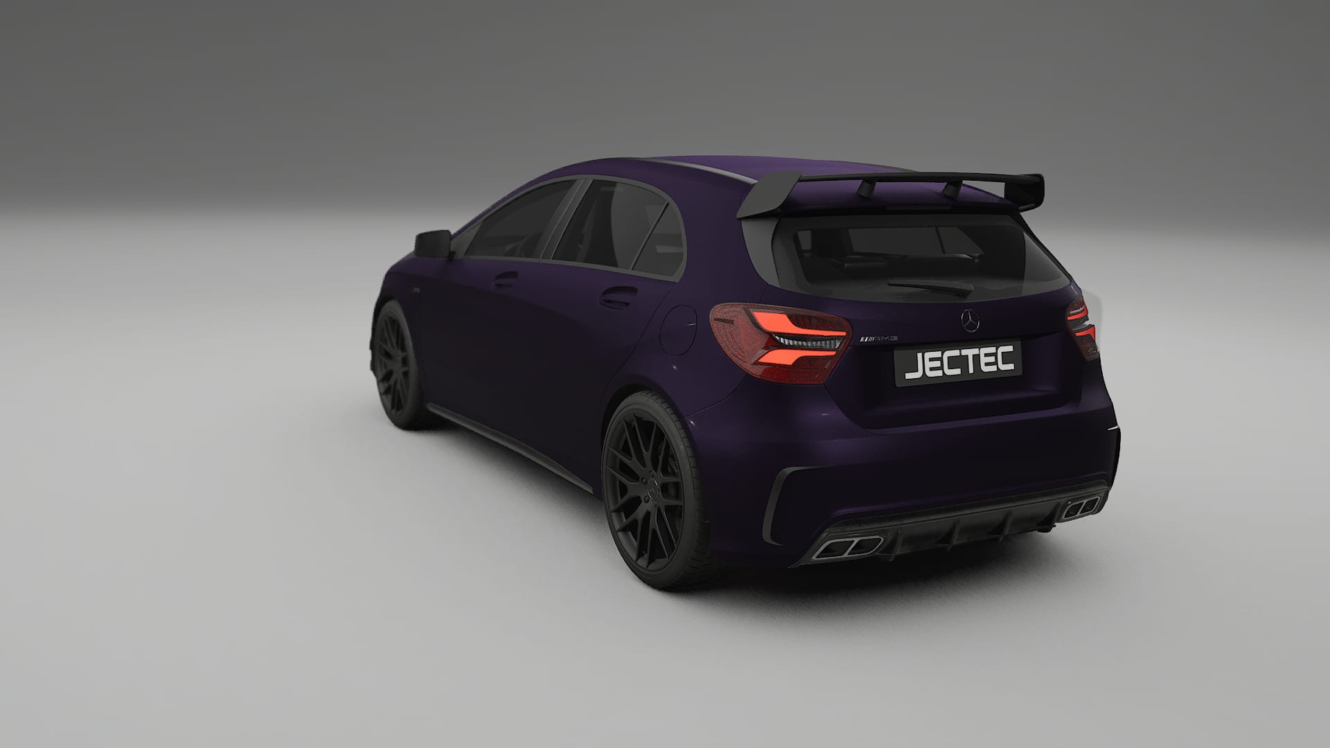 Mercedes A45 AMG W176 TPU Lackskyddsfilm | VIOLET Färgskiftande PPF – Komplett Förskuret Kit
