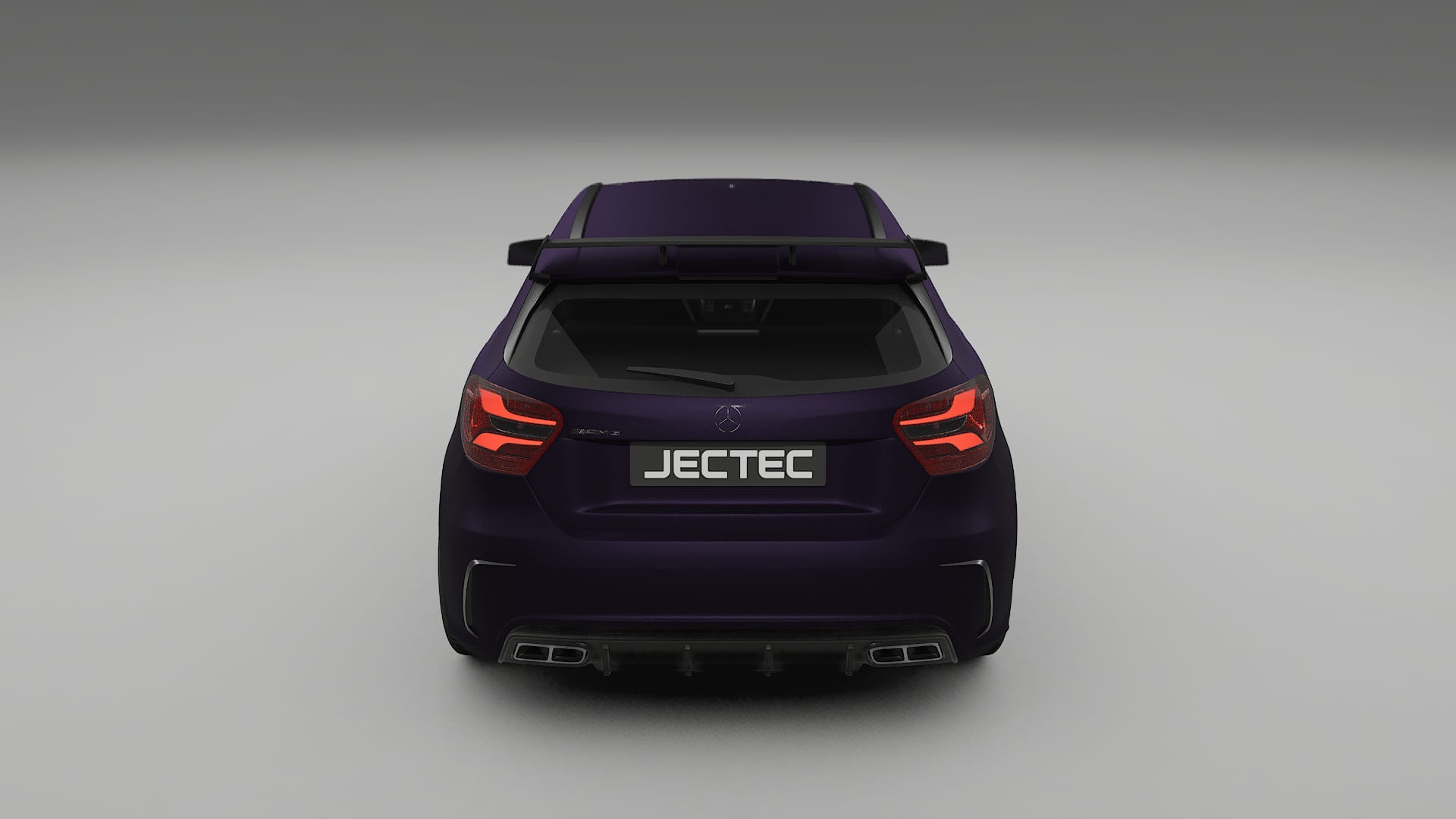 Mercedes A45 AMG W176 TPU Lackskyddsfilm | VIOLET Färgskiftande PPF – Komplett Förskuret Kit