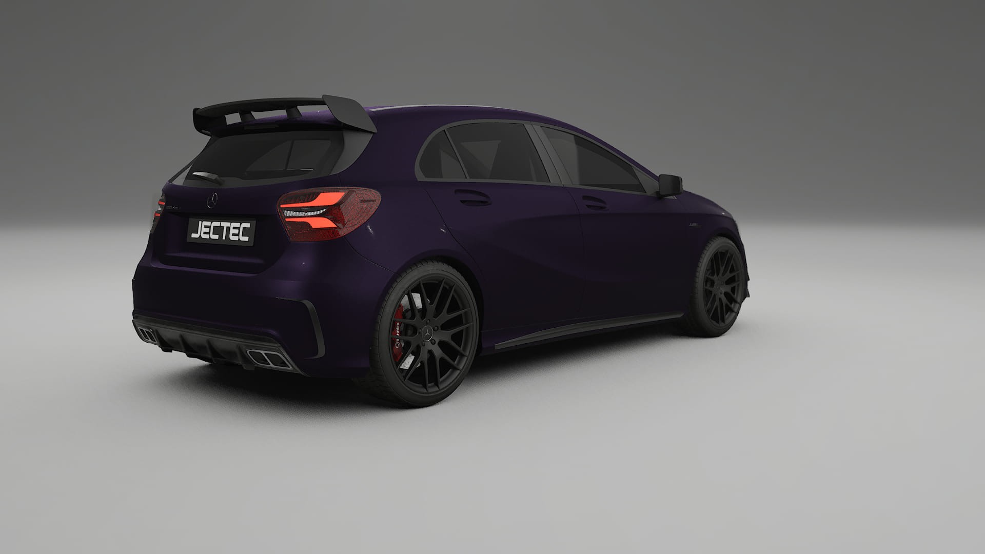 Mercedes A45 AMG W176 TPU Lackskyddsfilm | VIOLET Färgskiftande PPF – Komplett Förskuret Kit