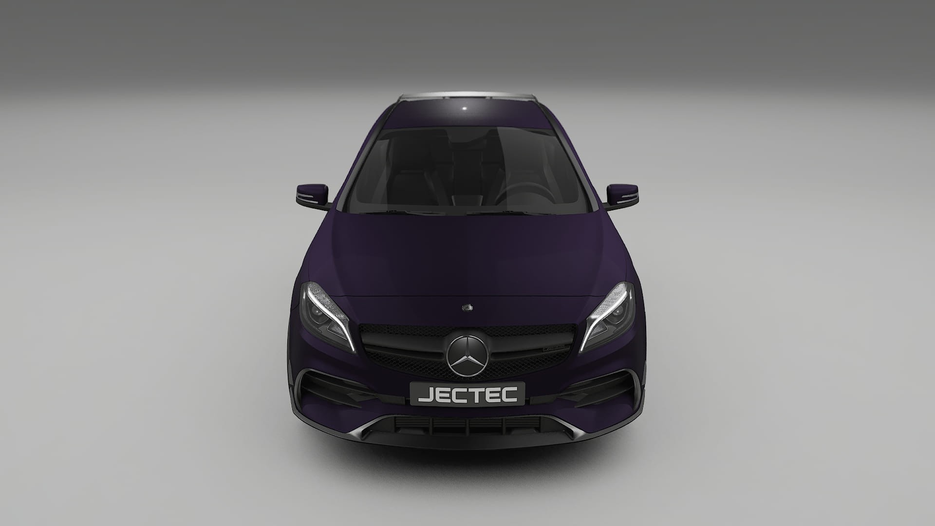 Mercedes A45 AMG W176 TPU Lackskyddsfilm | VIOLET Färgskiftande PPF – Komplett Förskuret Kit