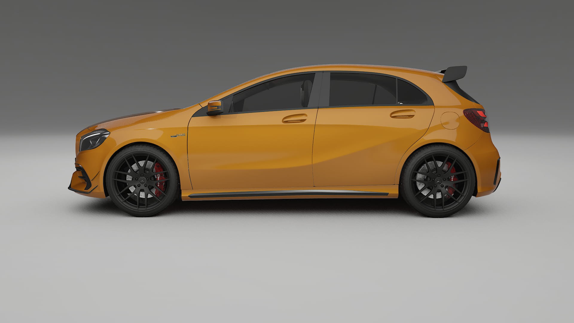 Mercedes A45 AMG W176 TPU Lackskyddsfilm | DAISY Färgskiftande PPF – Komplett Förskuret Kit