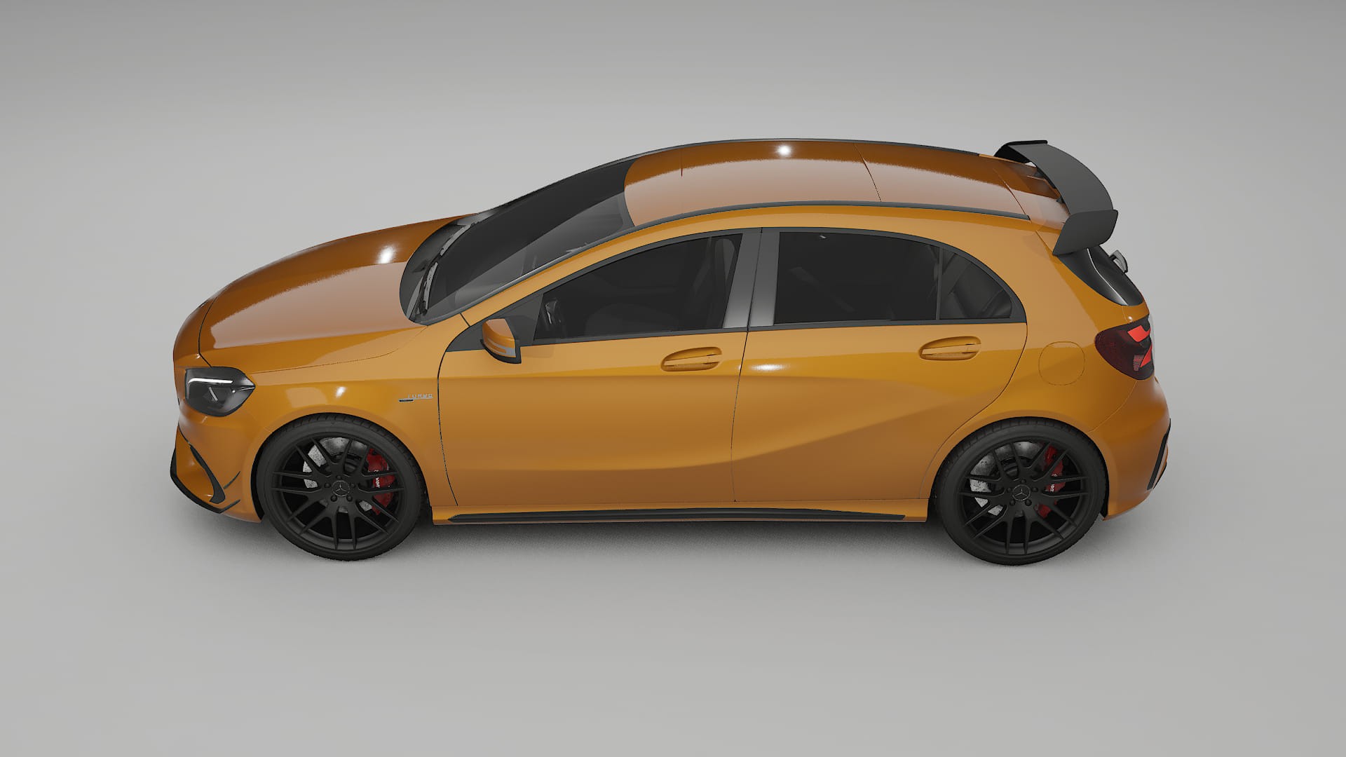 Mercedes A45 AMG W176 TPU Lackskyddsfilm | DAISY Färgskiftande PPF – Komplett Förskuret Kit