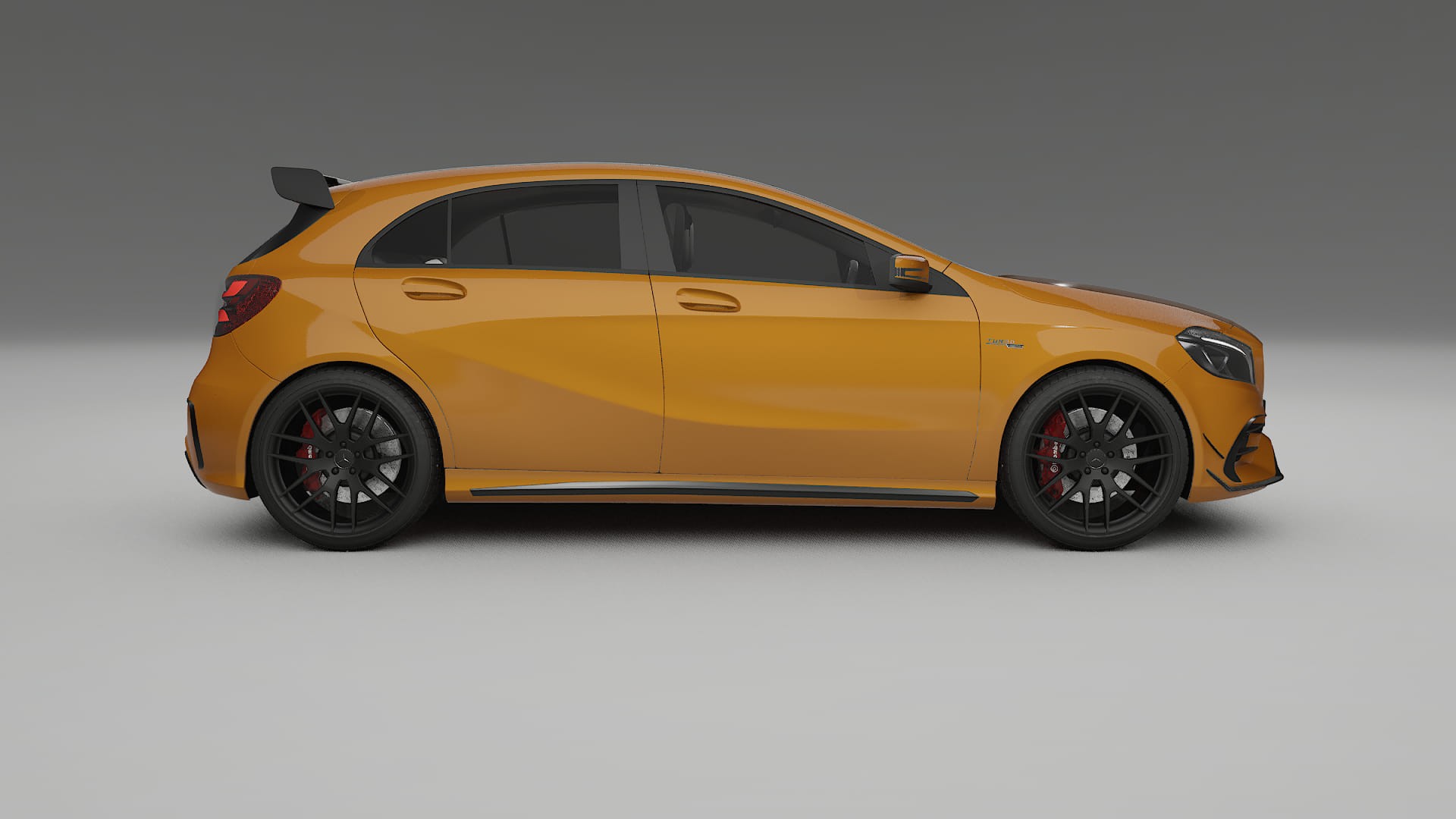 Mercedes A45 AMG W176 TPU Lackskyddsfilm | DAISY Färgskiftande PPF – Komplett Förskuret Kit